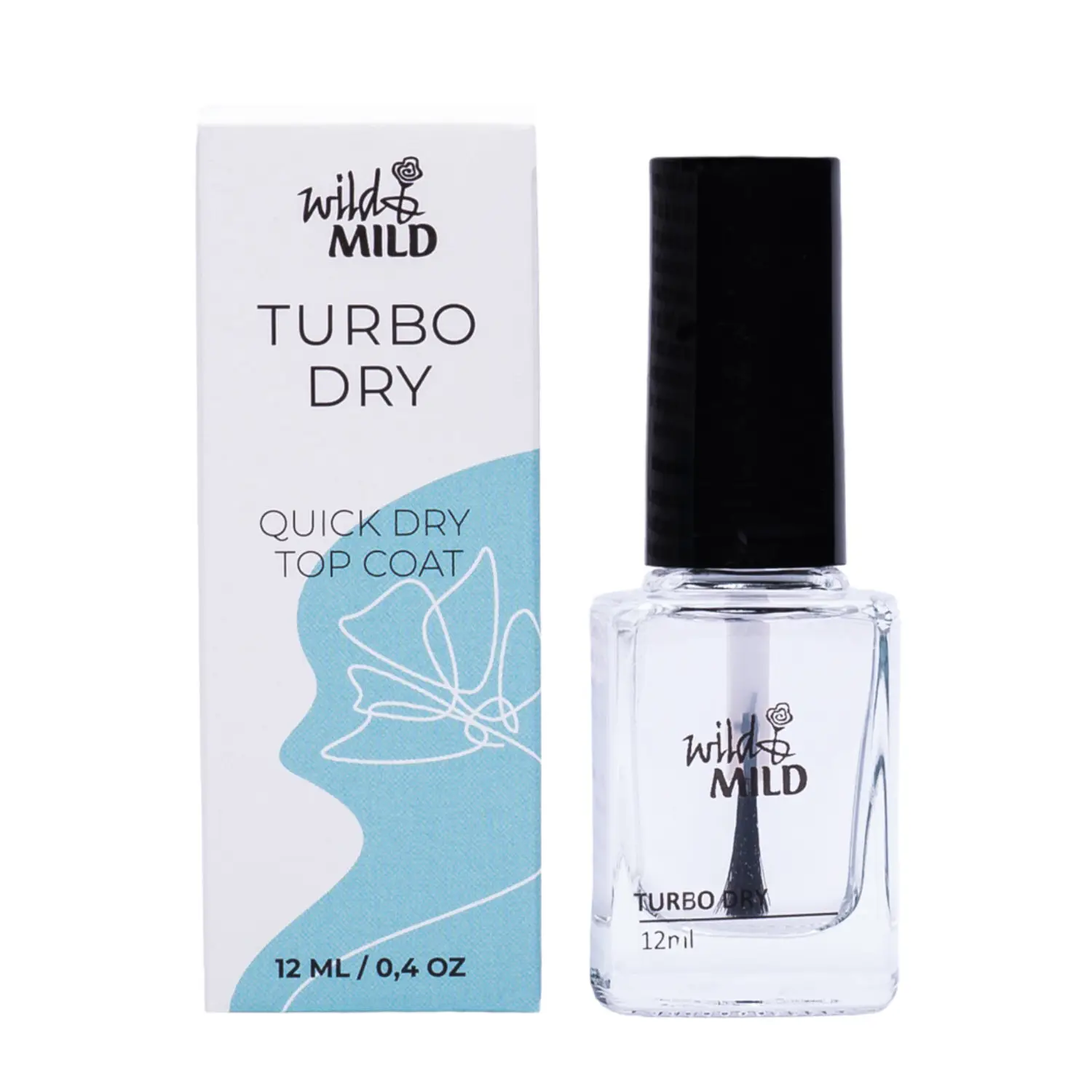 Kiirkuivataja-pealislakk Wild&Mild 12ml