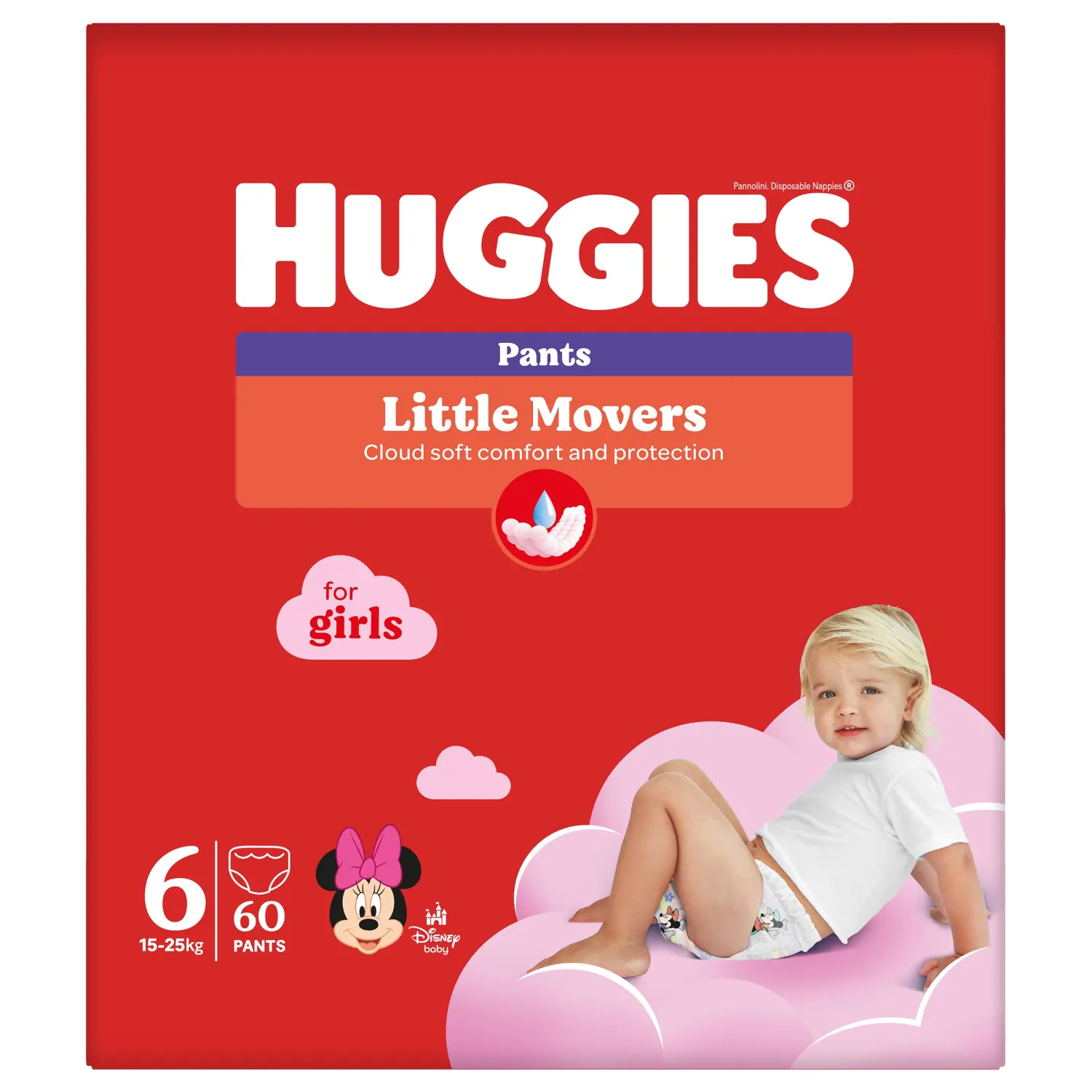 Püksmähkm Huggies girl s6 15-25kg box 60