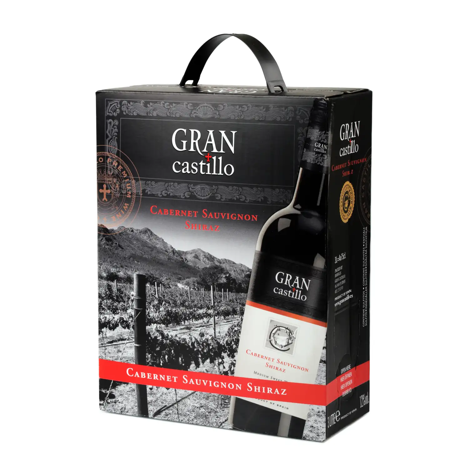 R. p. s. vynas GRAN CASTILLO SHIR. 12 %, 3 l