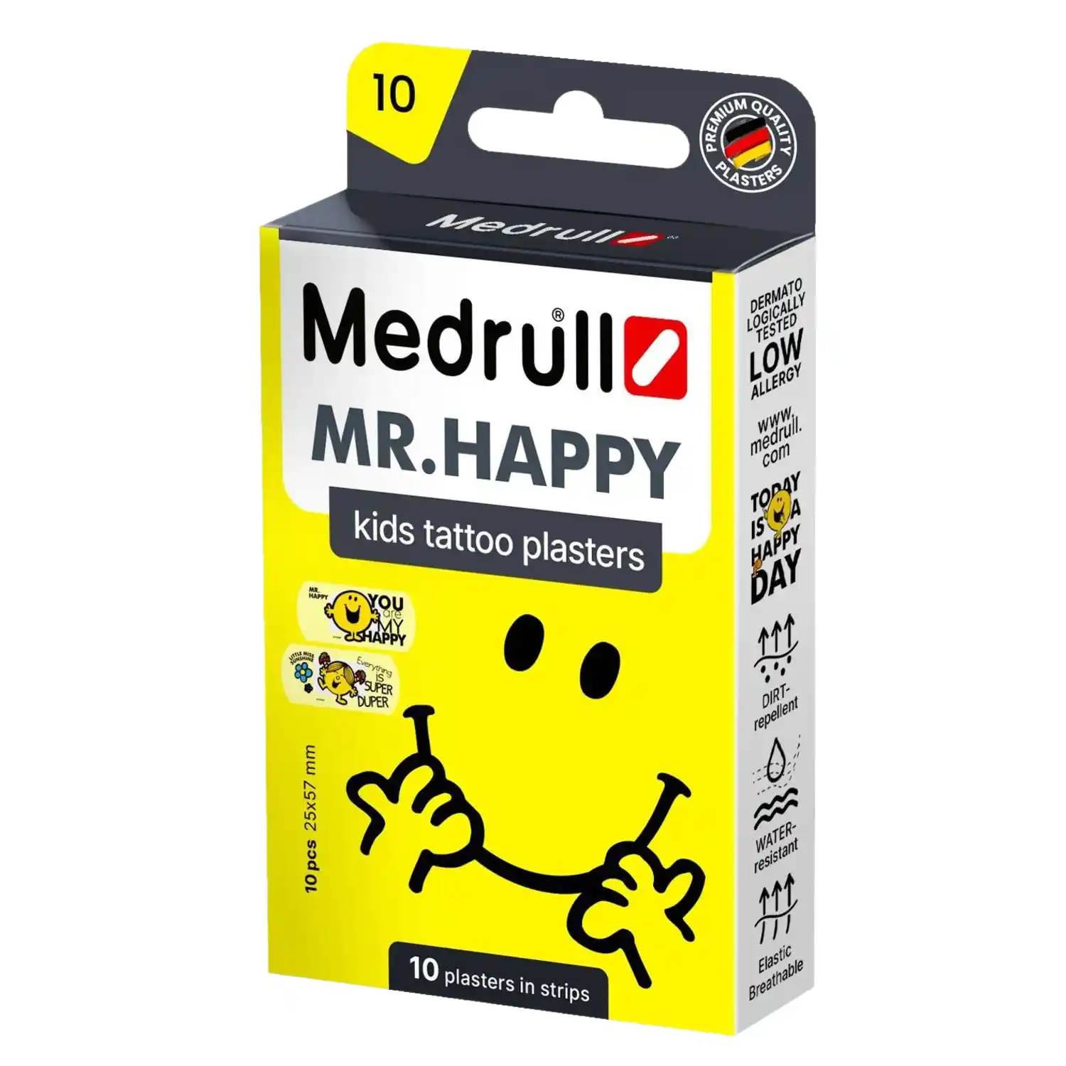Pleistras MEDRULL MR. HAPPY, 10 vnt.