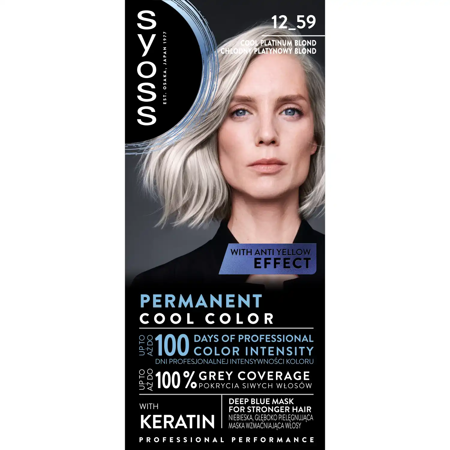Matu krāsa Syoss vēsi platīnblonds 12-59