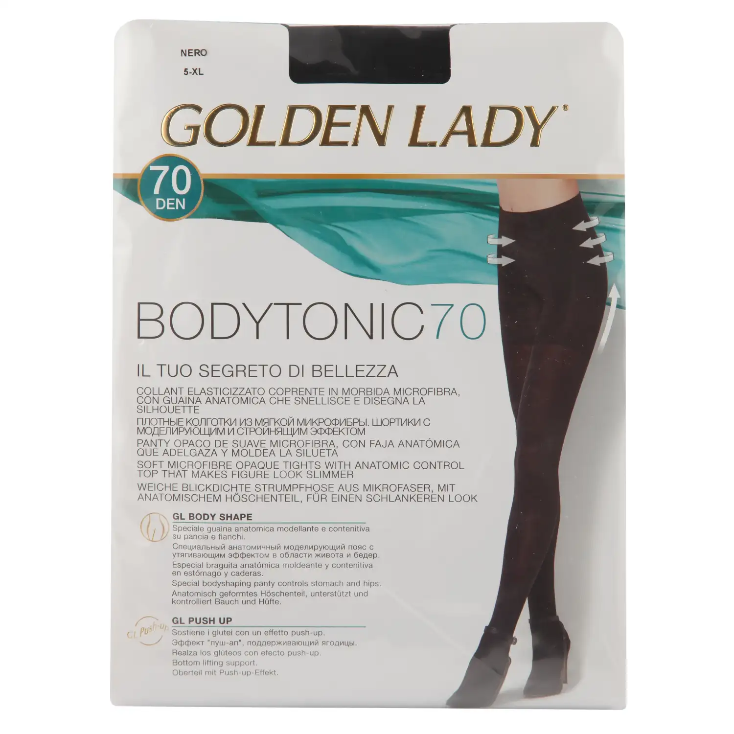N sukkpüksid GL Bodytonic 70den 5 nero