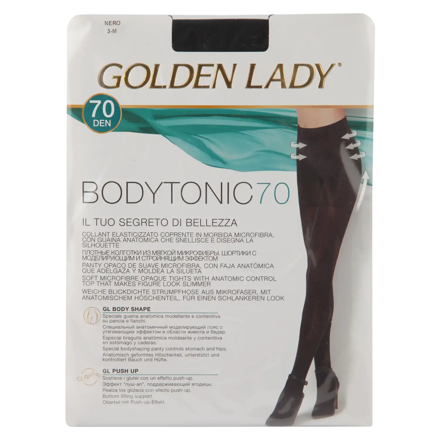 N sukkpüksid GL Bodytonic 70den 3 nero