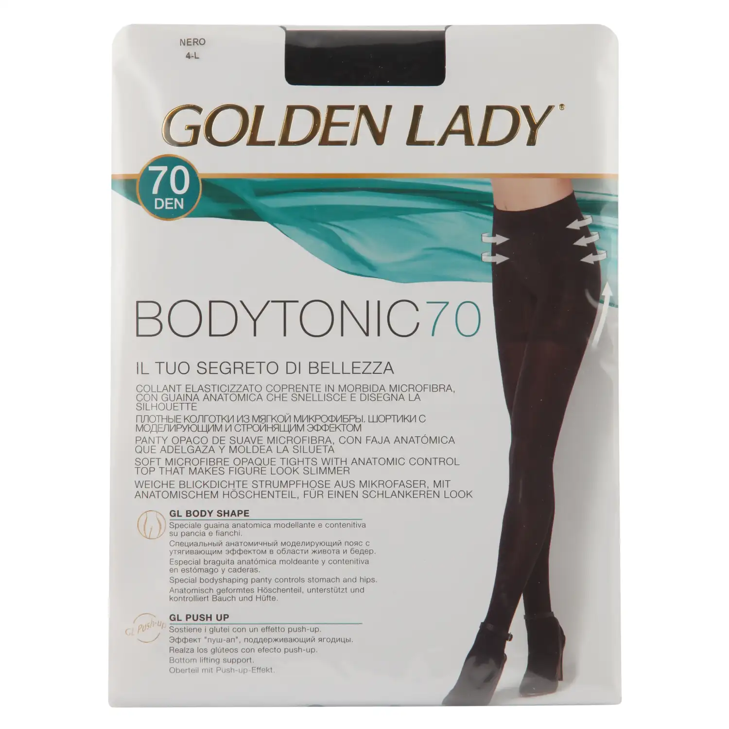N sukkpüksid GL Bodytonic 70den 4 nero