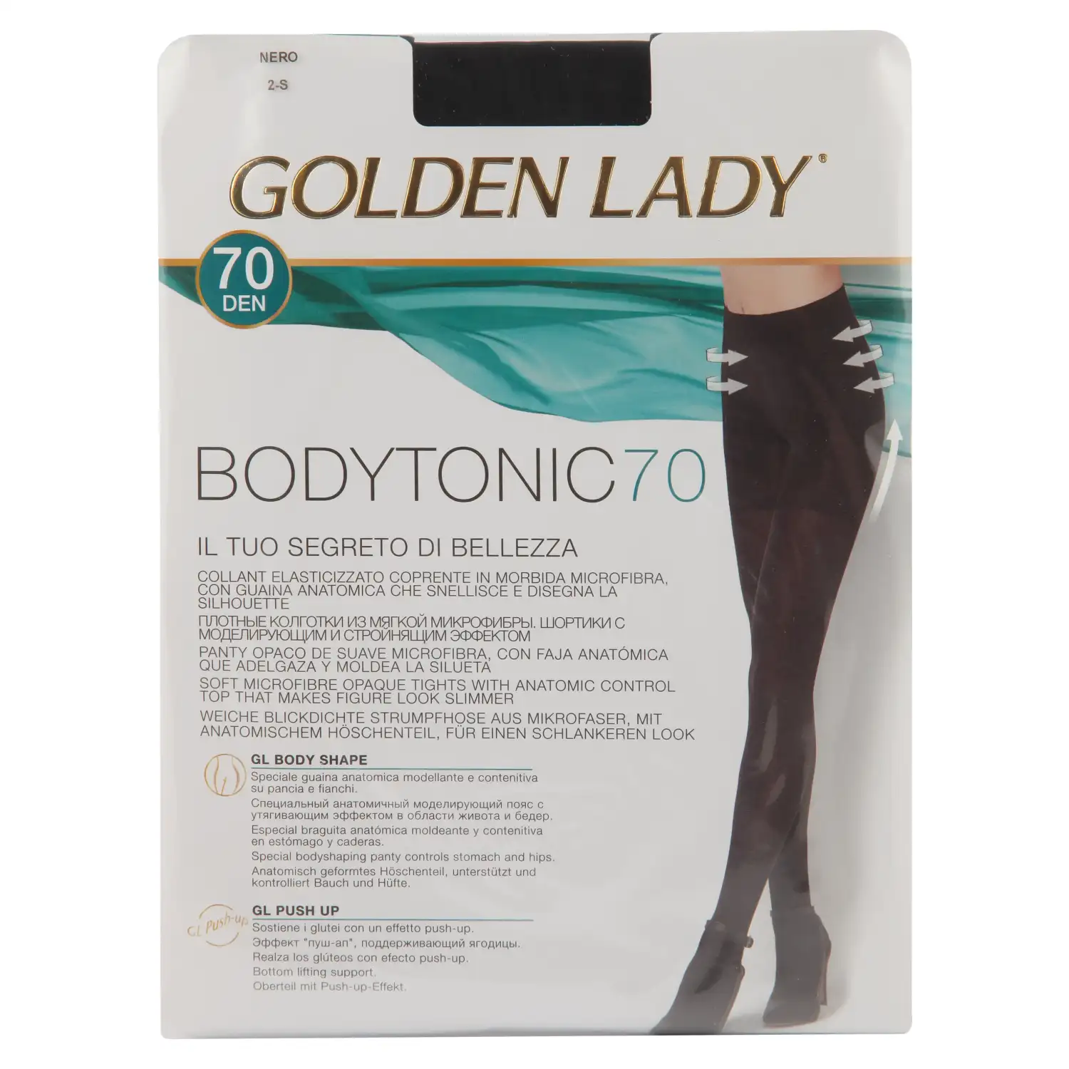 N sukkpüksid GL Bodytonic 70den 2 nero