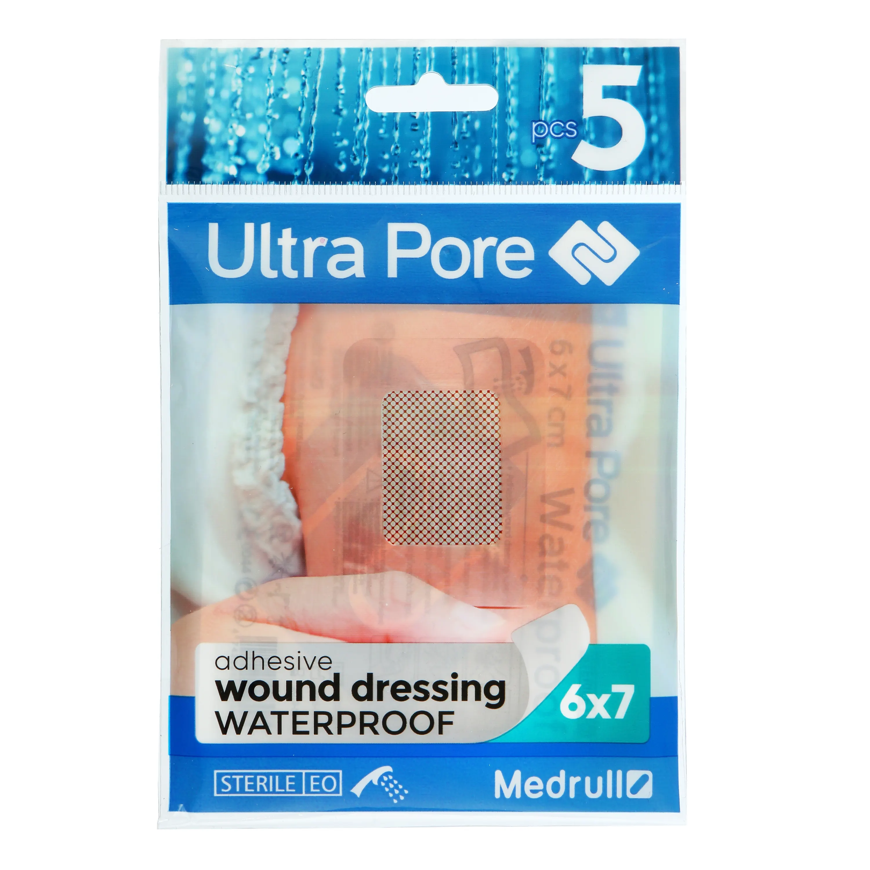 Ster.chir.tvars.MEDRULL ULTRA PORE,6x7cm,5vnt