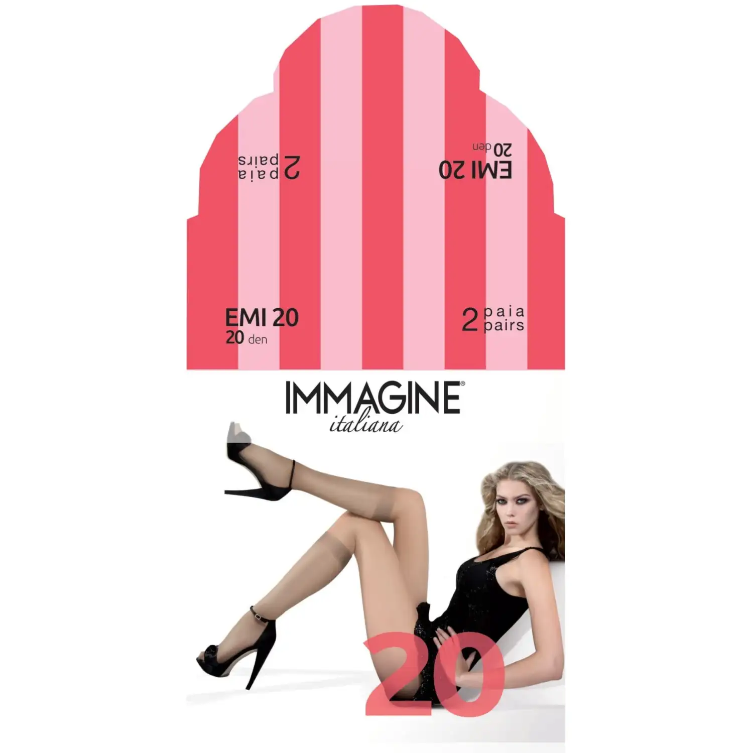 S pusg. zeķes Immagine emi 20d visone