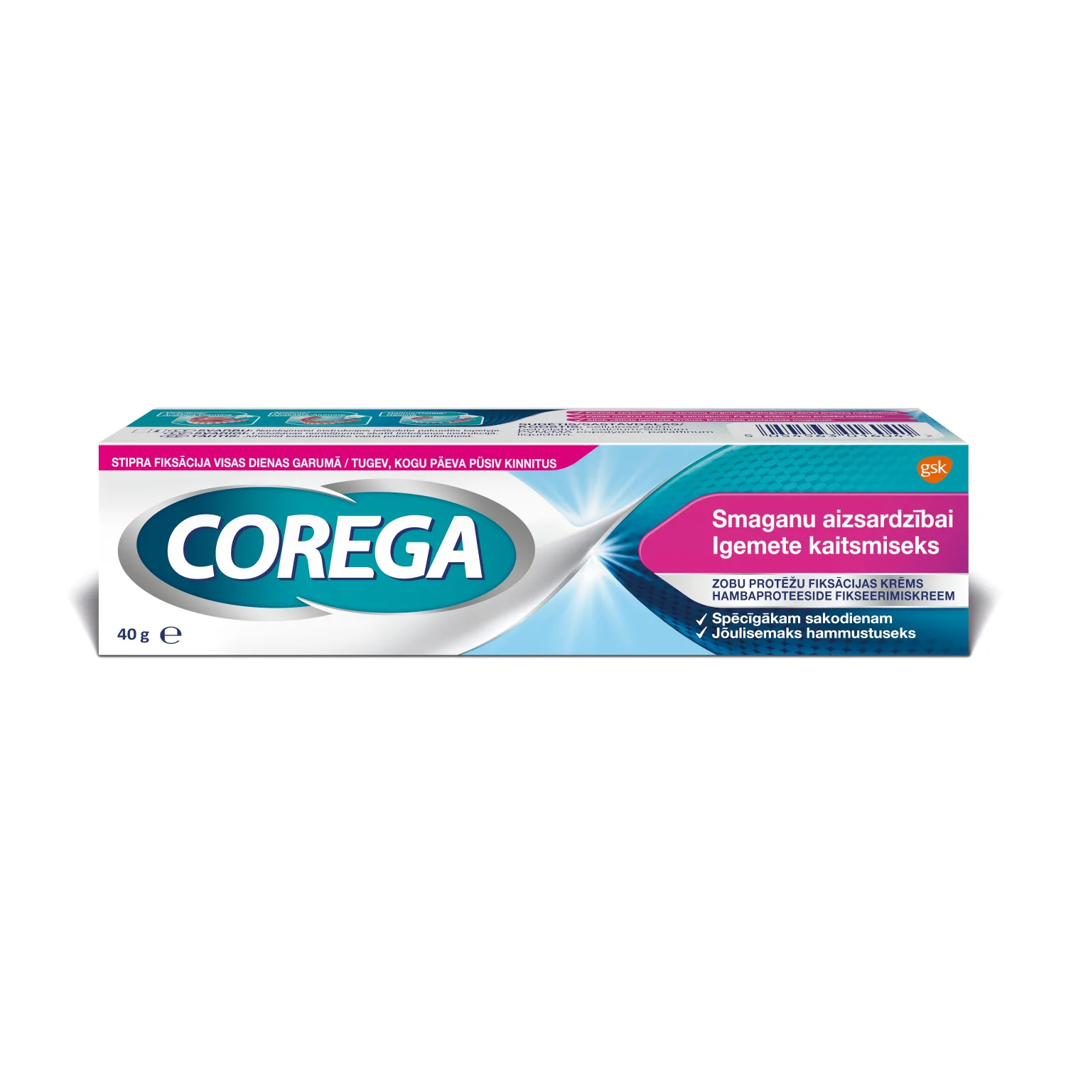 Protēžu fik. kr. Corega smaganu aizsardz. 40g