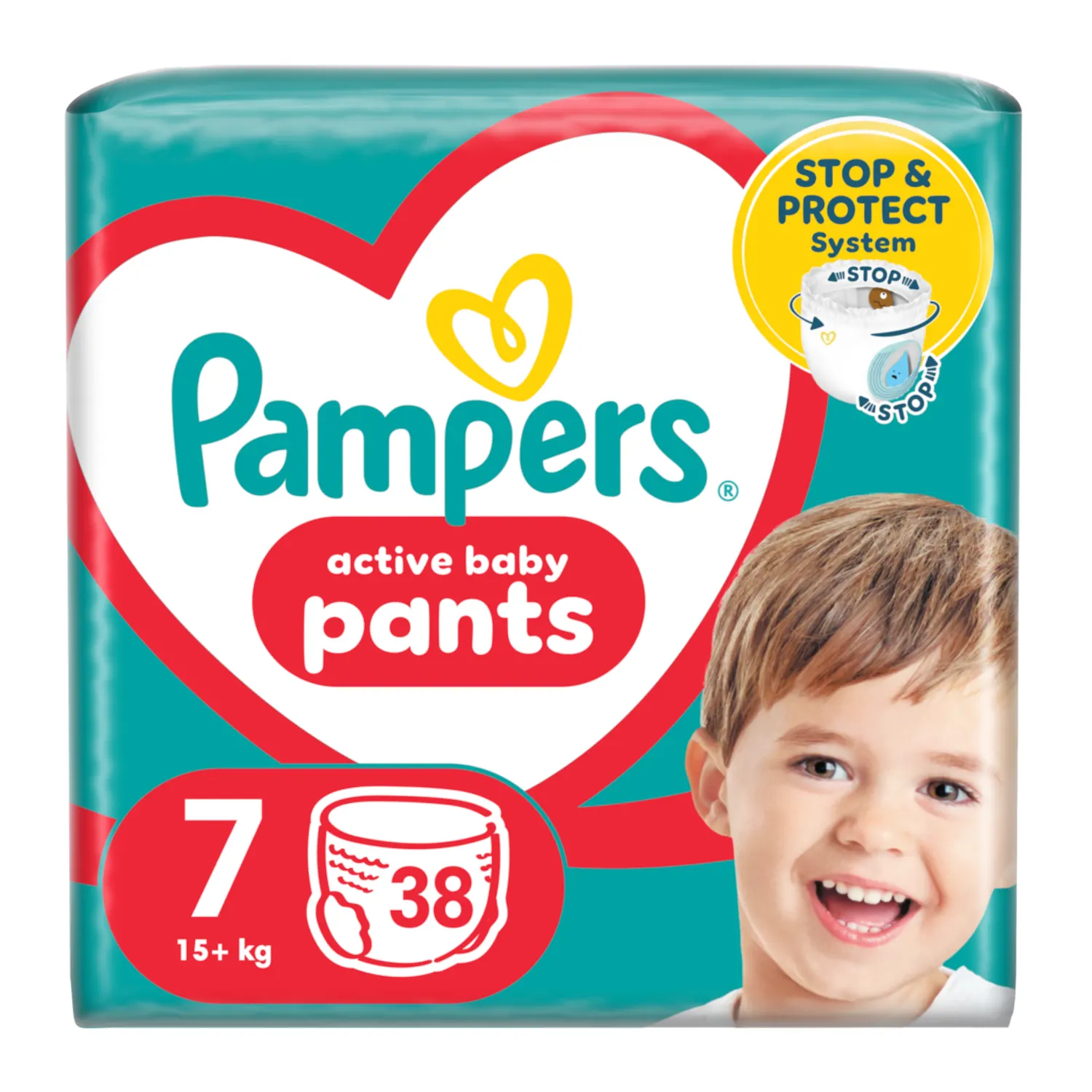 Autiņbiks. Pamper Jumbo S7 17+kg 38gab