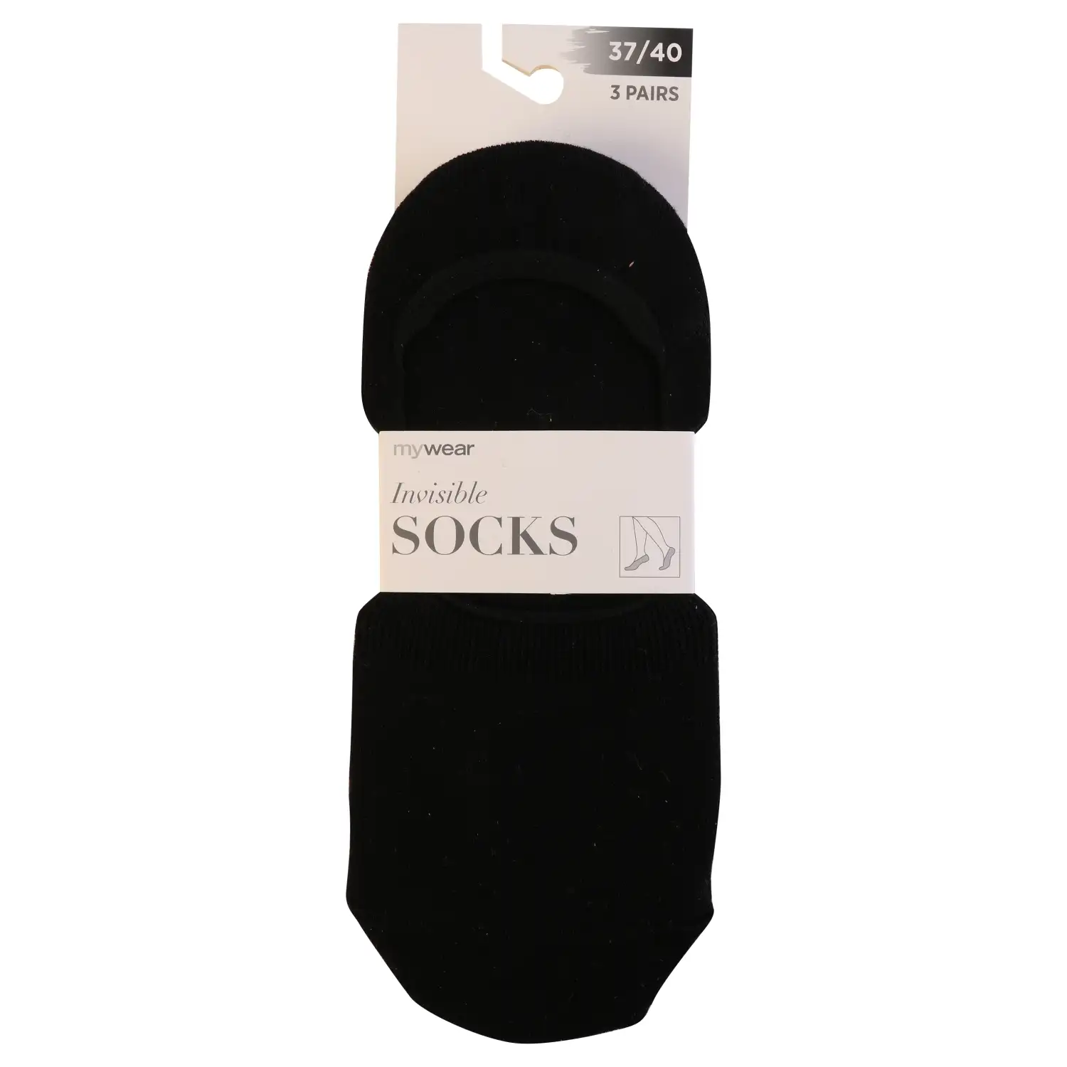 Zeķes-pēdiņas Mywear 3 pāri 37/40