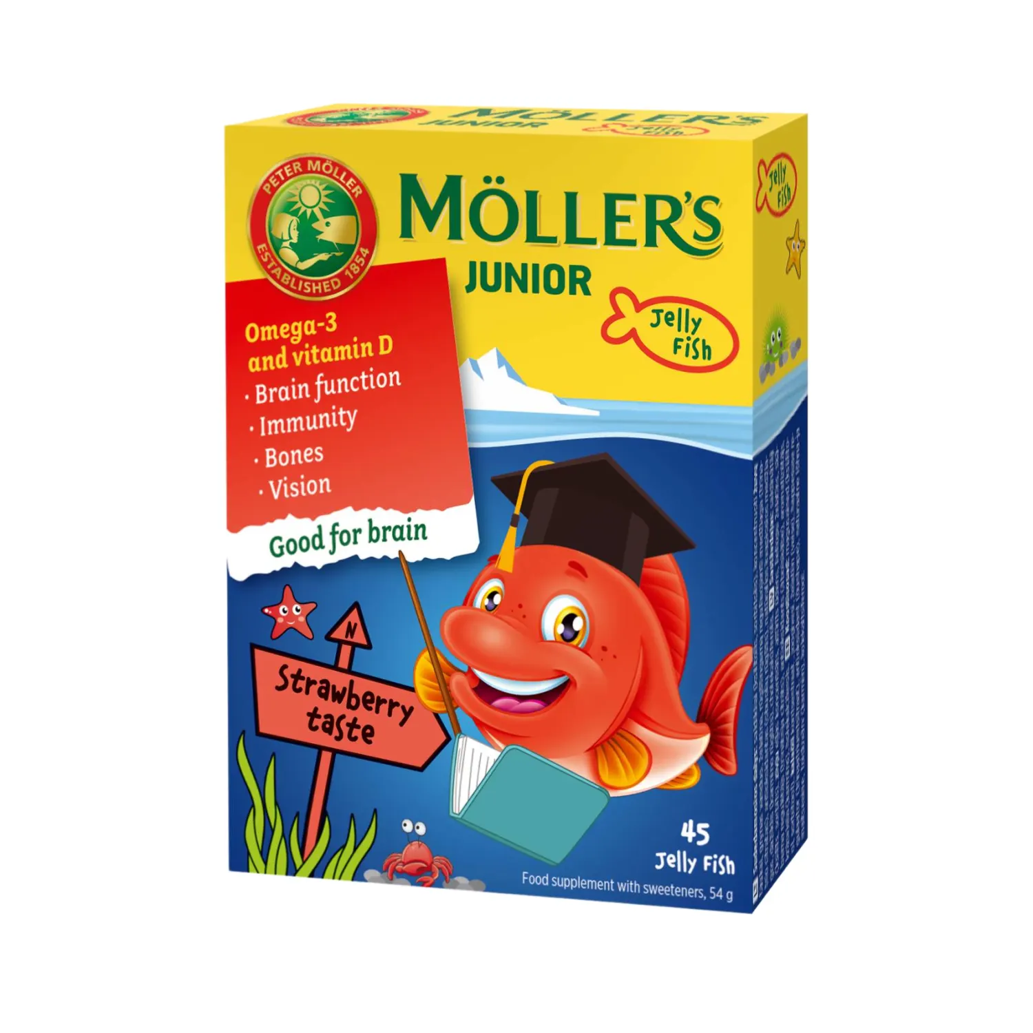 Uzt. bag. Möller’s Junior zivtiņas zem. N45