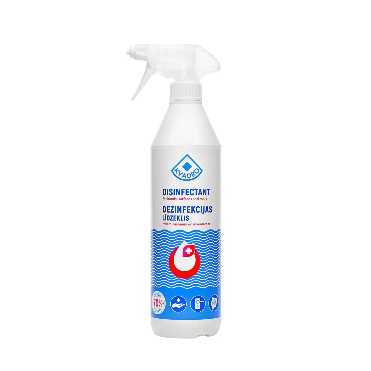 Dez.līdz. Kvadro rokām, virsmām un inv. 700ml