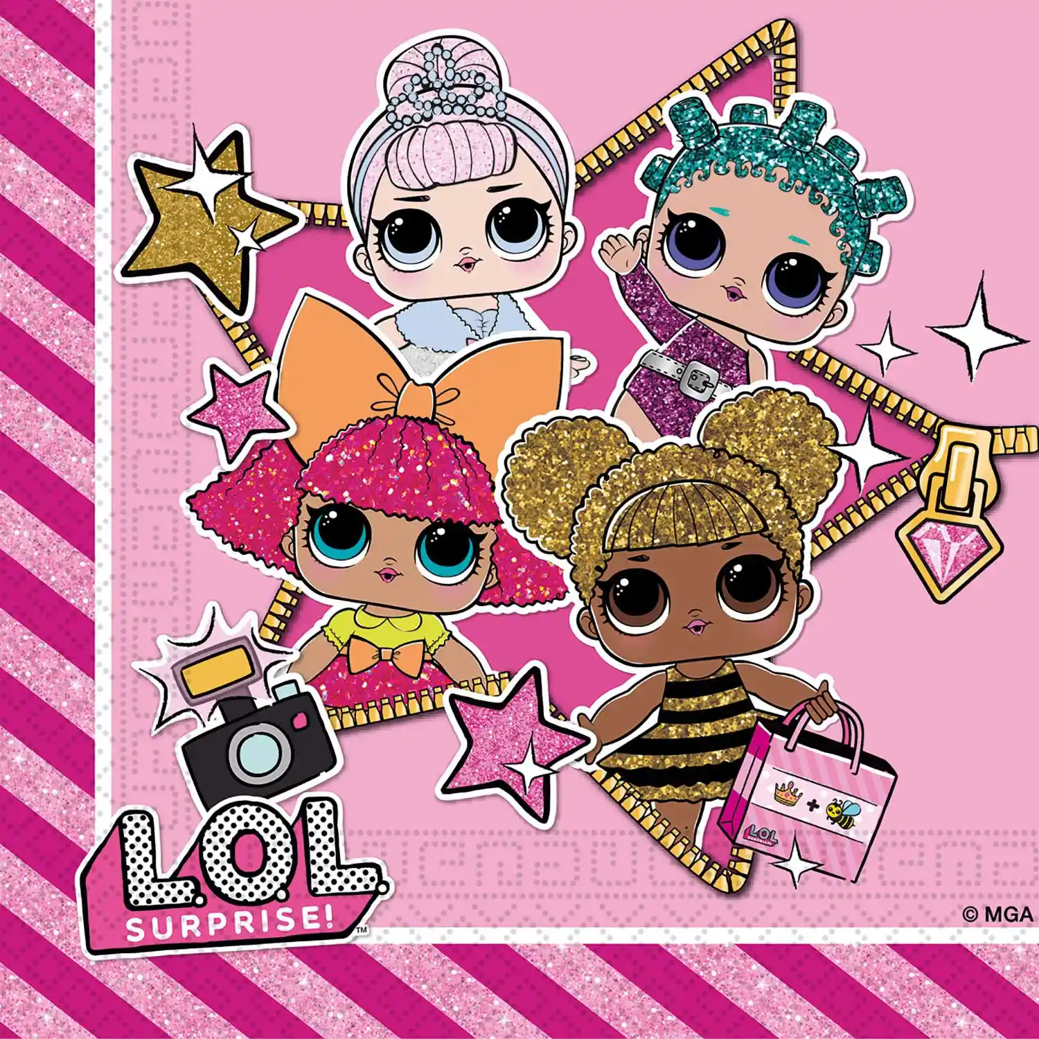 FSC salvetes "LOL" 33x33cm 20gab