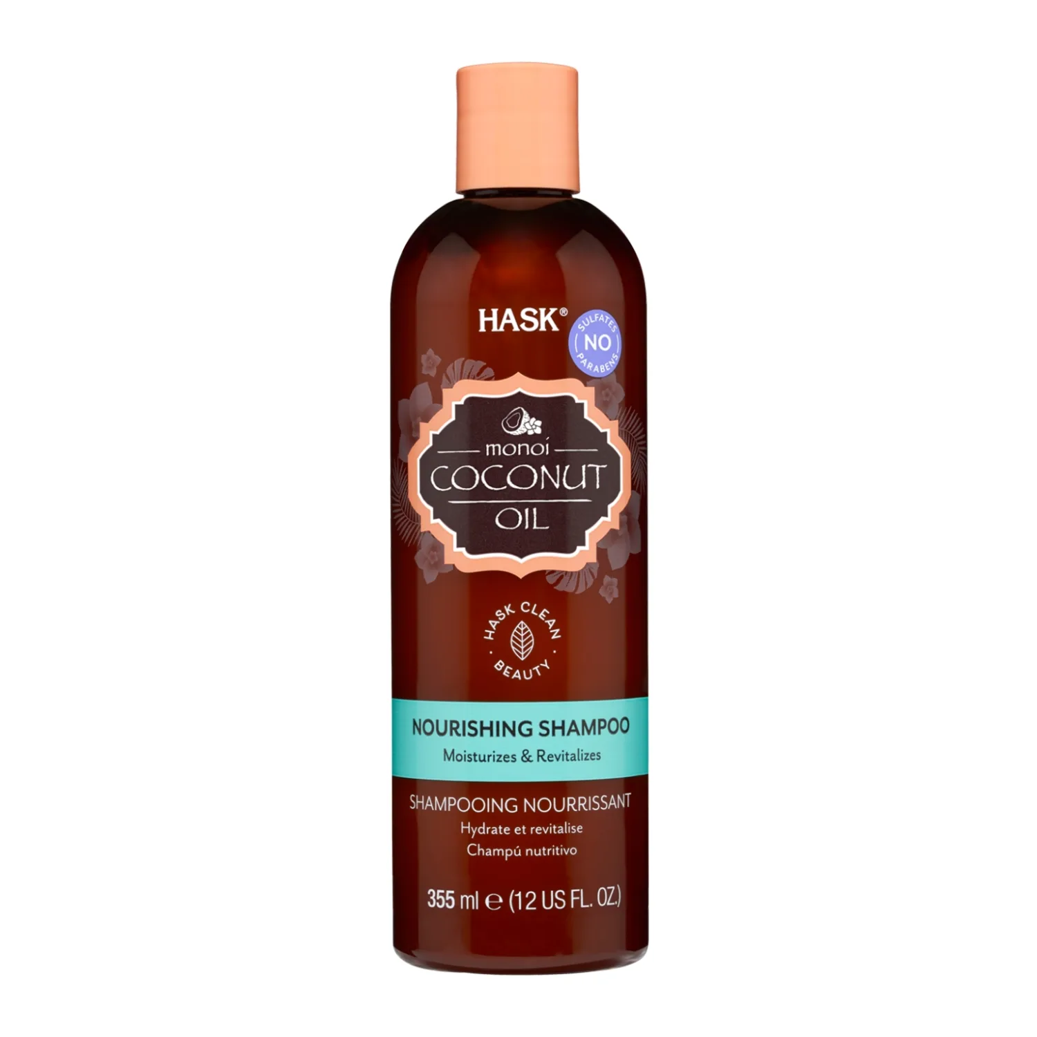 Šampūns Hask Monoi ar koksr. eļļu 355ml