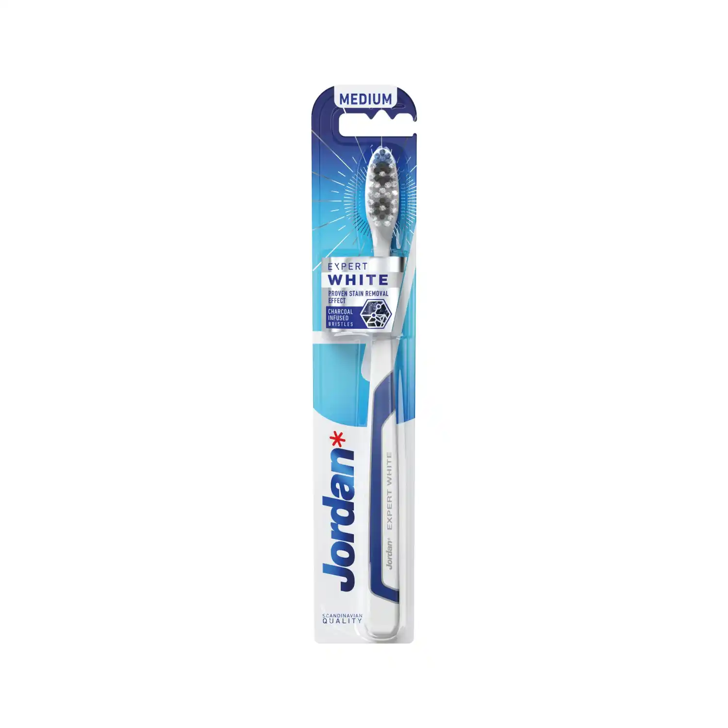 Dantų šepetėlis JORDAN EXPERT WHITE, minkštas