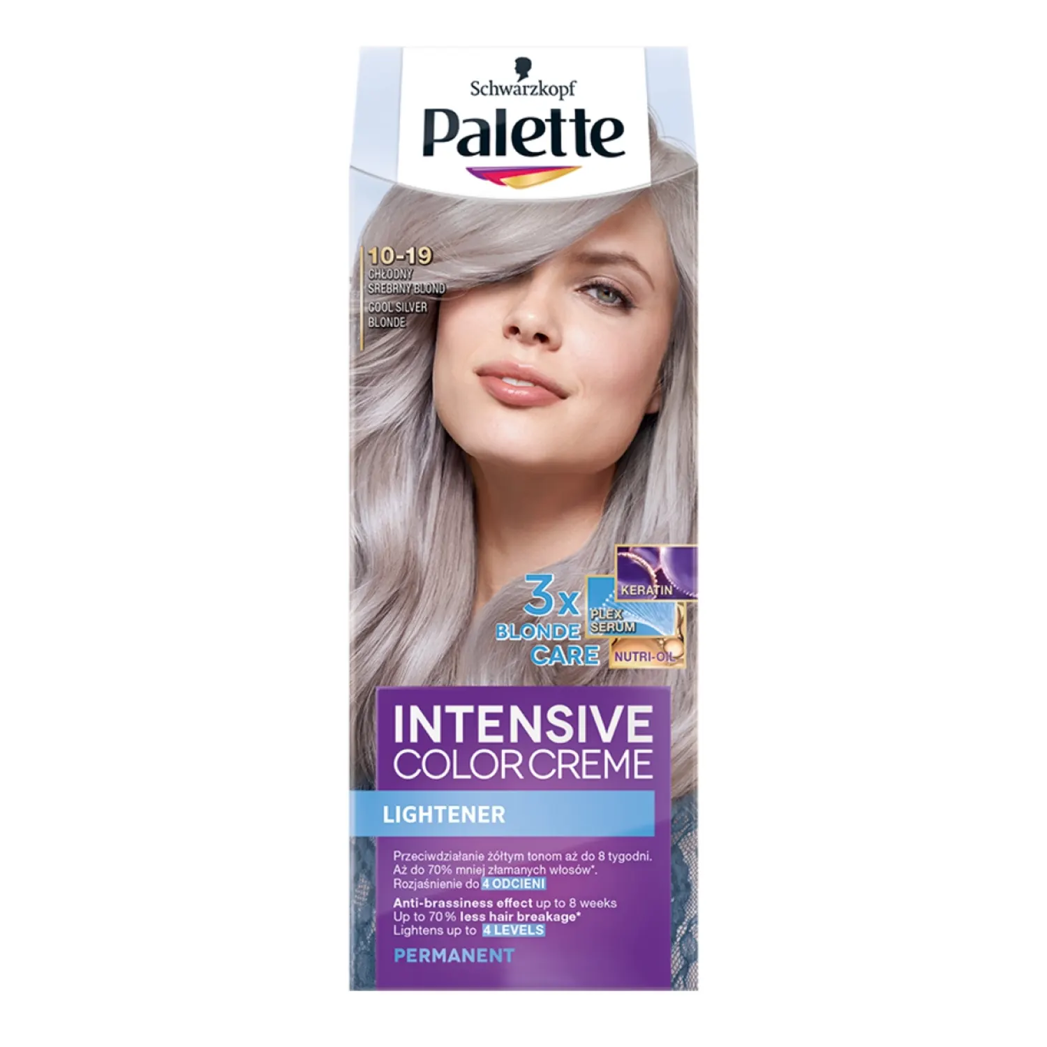 Matu kr. Palette ICC 10-19 vēsi sudraba blond