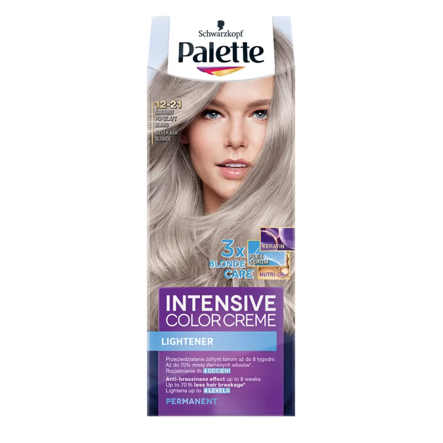 Matu kr. Palette ICC 12-21 Sudraba blonds
