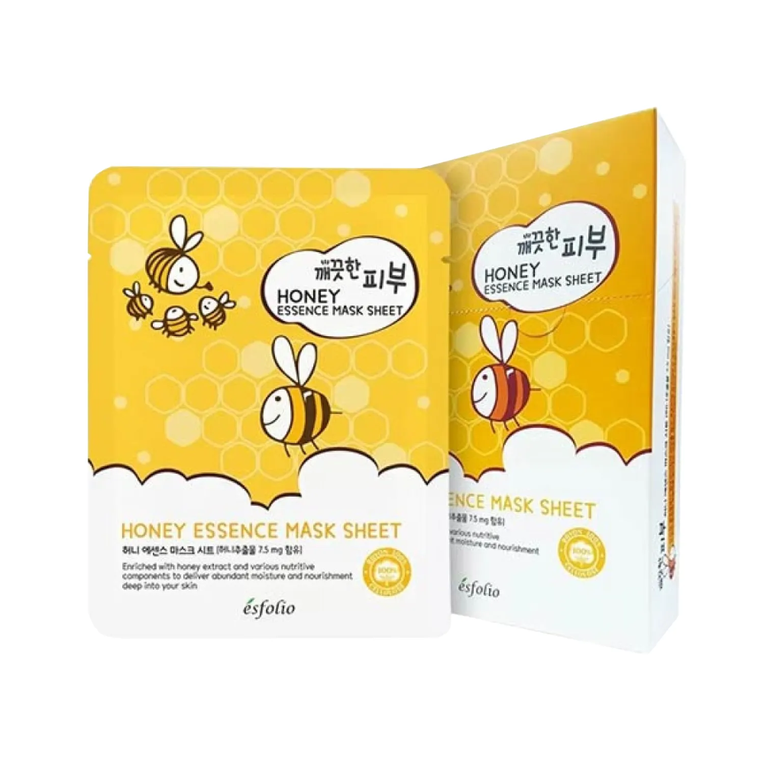 Auduma maska Pure Skin Honey Essence ​​25ml