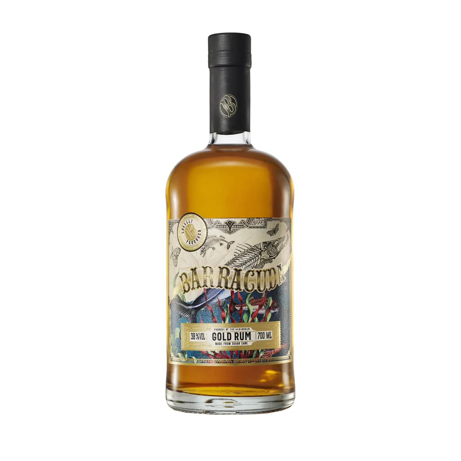Rumm Barracuda Gold 38%vol 0,7l