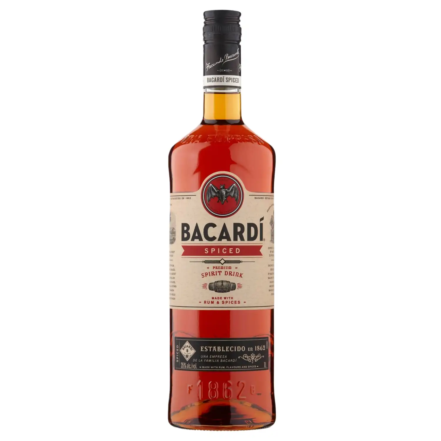 Rums Bacardi Spiced 35% 1l