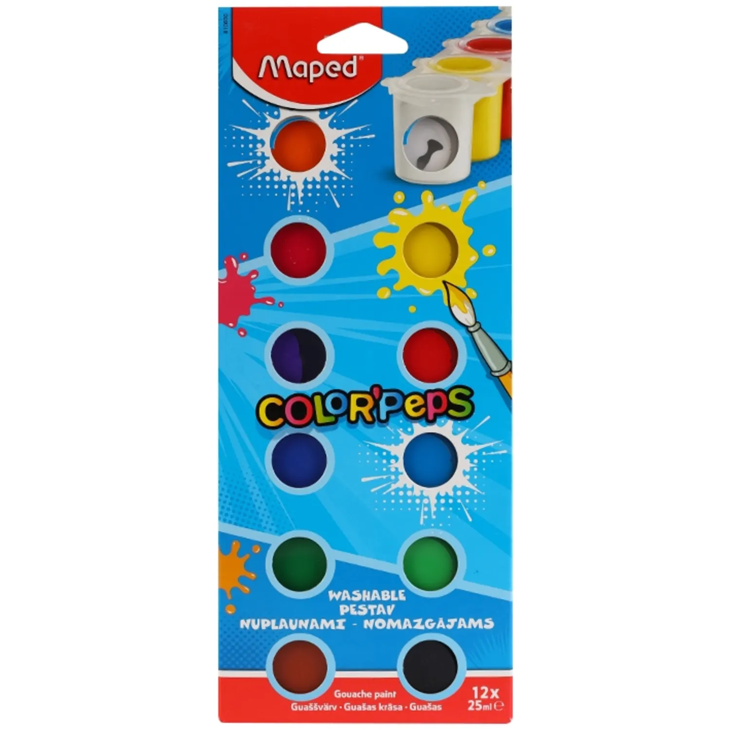 Guašš Maped ColorPeps 12x25ml BS26