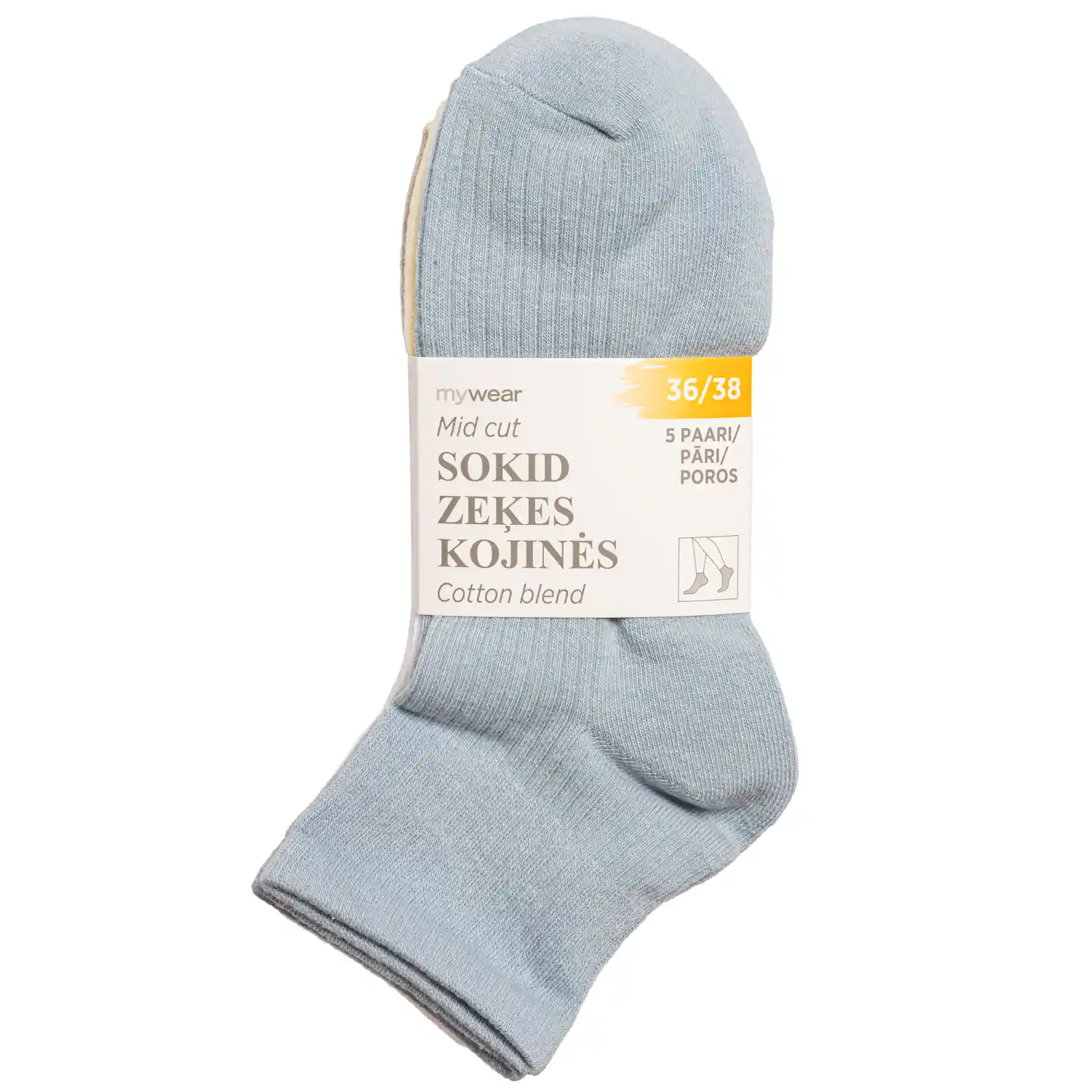Sieviešu zeķes Mywear 5 pāri 36/38 SS26