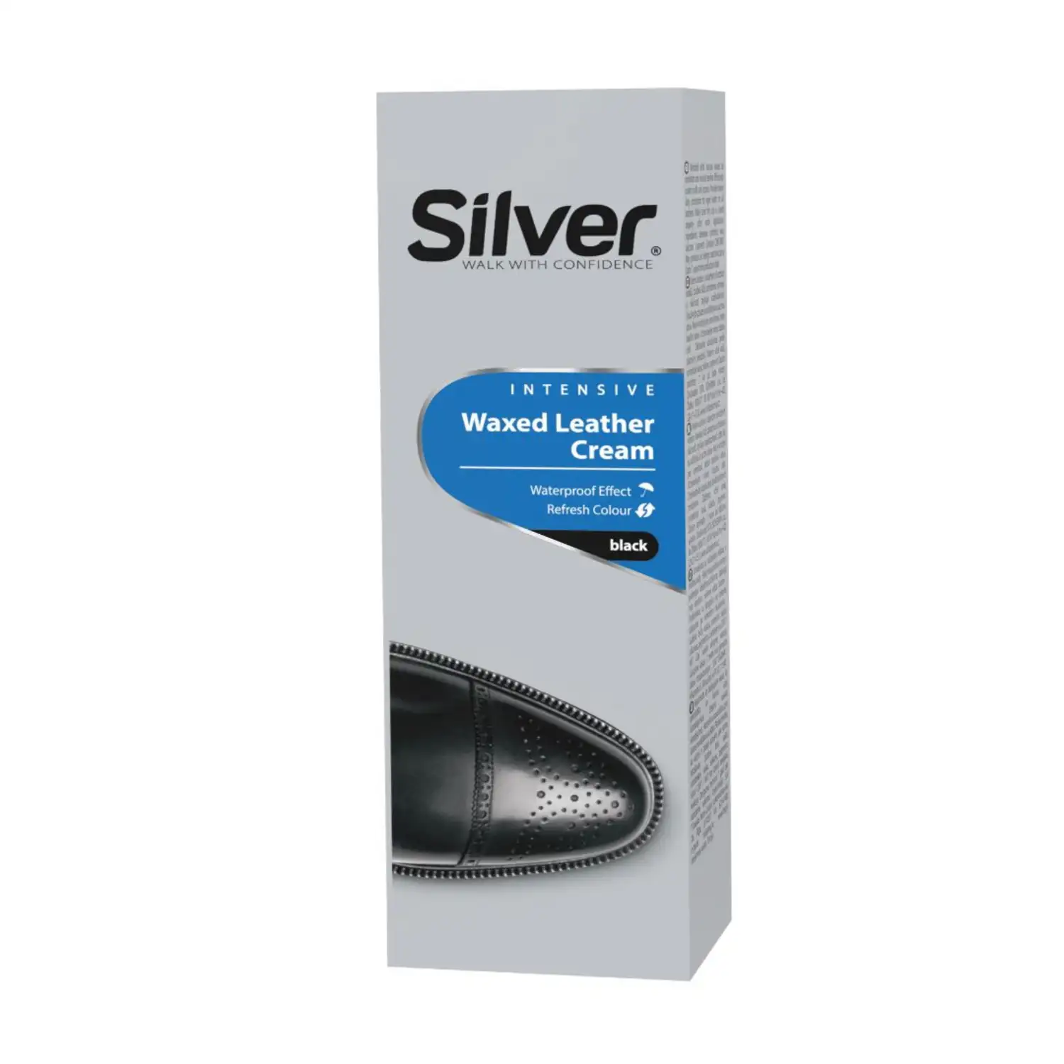 Apavu krēms Silver waxed melns 75ml