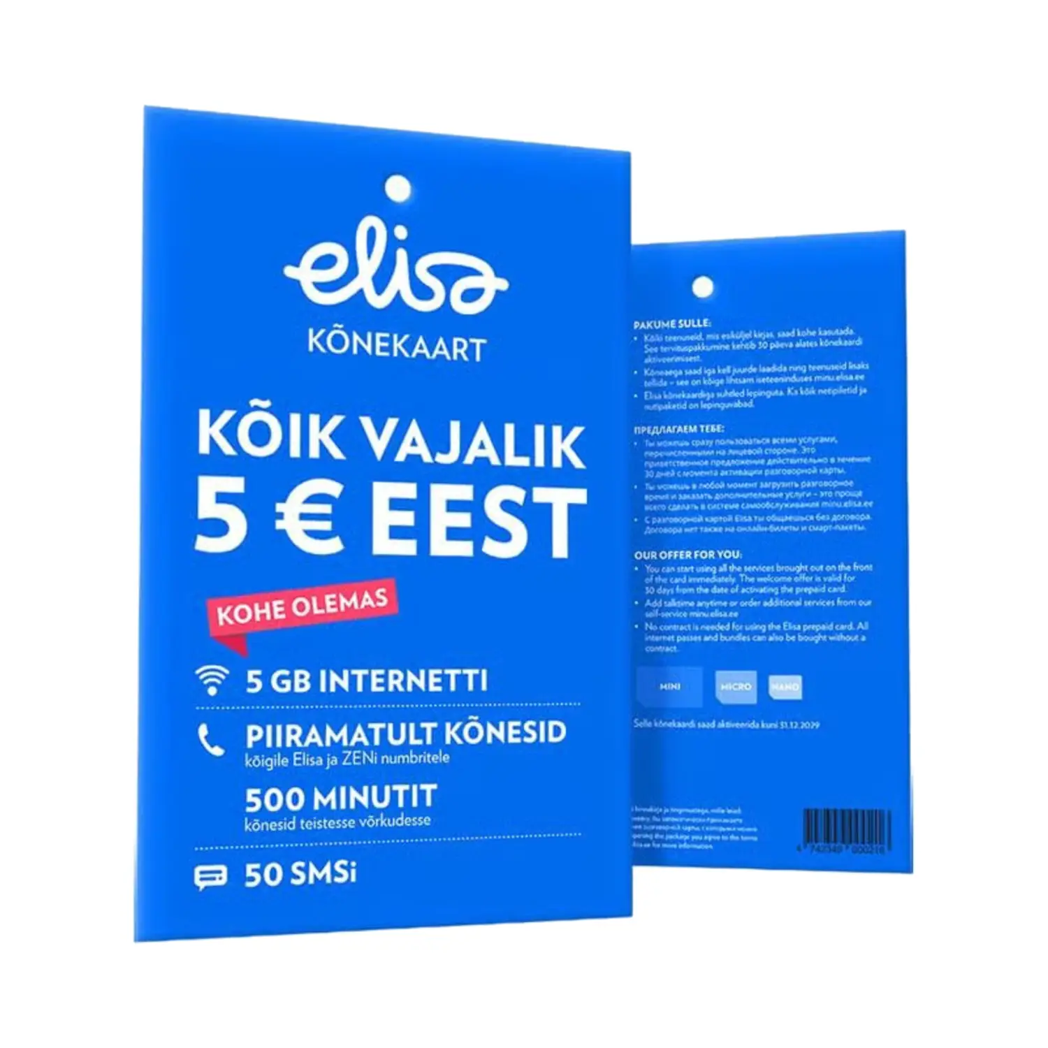 Elisa stardipakett 5 €