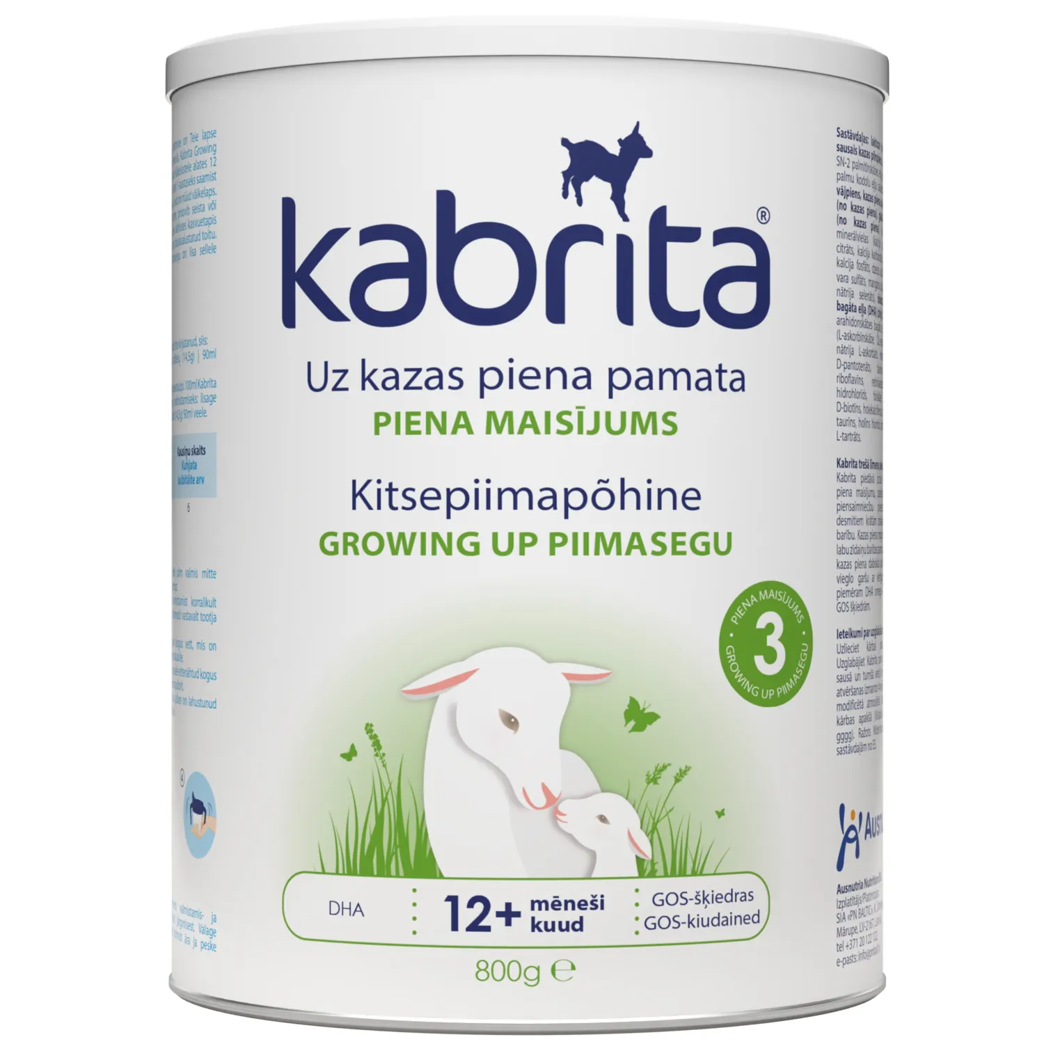 Kitsepiimasegu Kabrita3 12kuud 800g