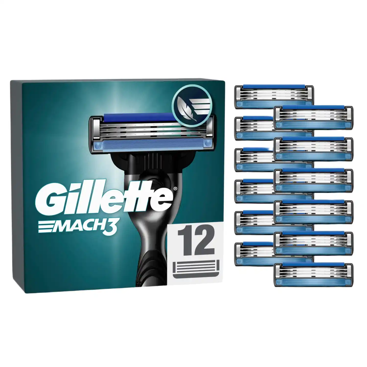 Varuterad Gillette Mach3 12tk