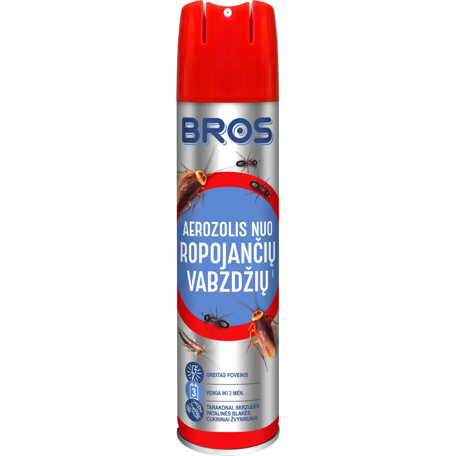 Aeroz. nuo ropojanč. vabzdžių BROS,400ml