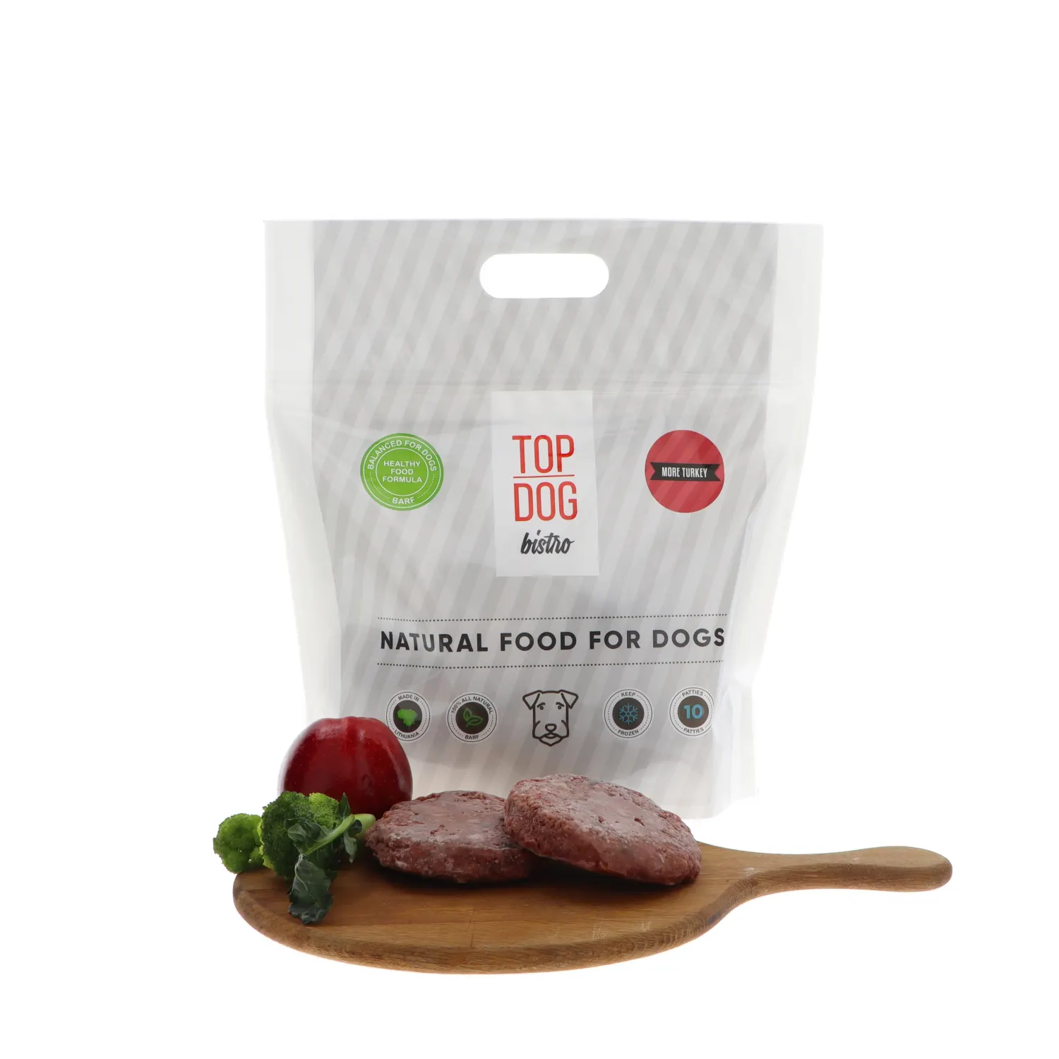 Koeratoit TopDog külmutatud/kalkun 1,6g