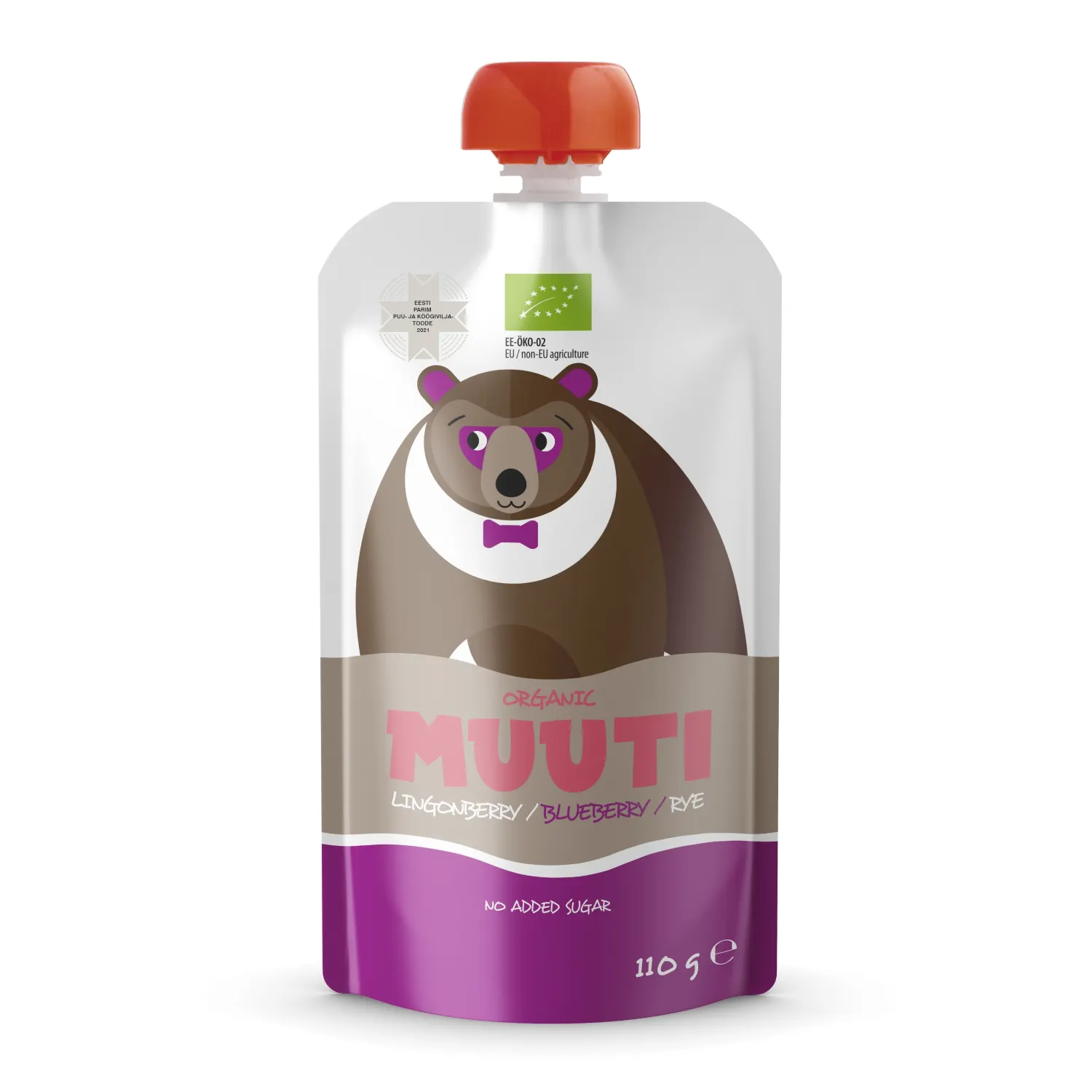Pohla-mustika-rukkipuder Muuti öko. 110g