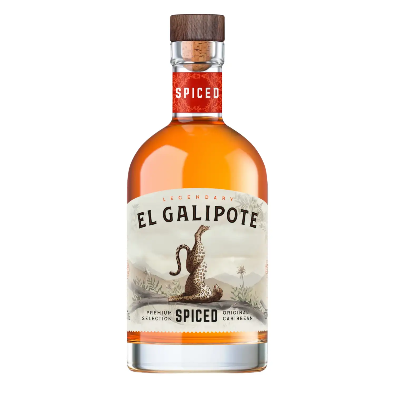 Rums El Galipote Spiced 35%, 0,7l