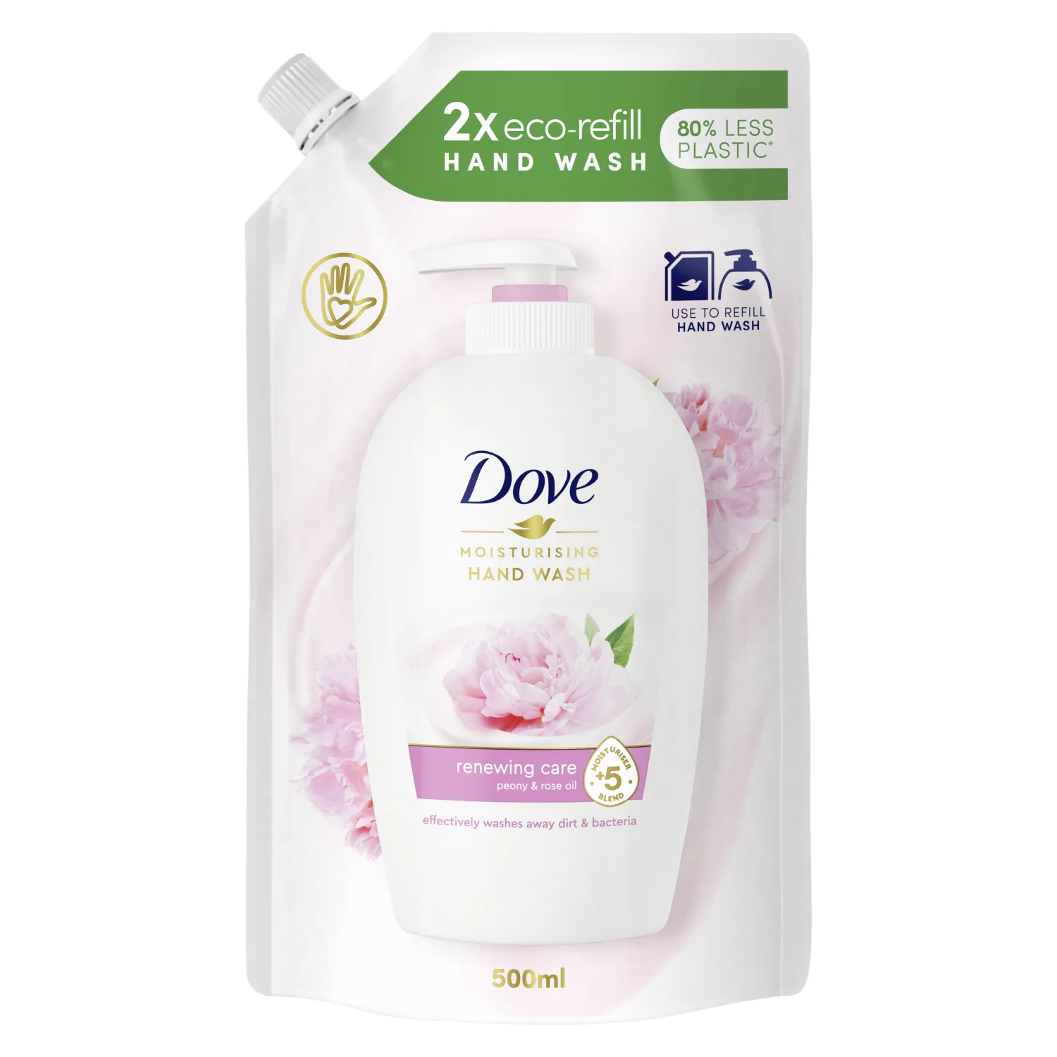 Šķidrās ziepes Dove Renewing Care 500ml
