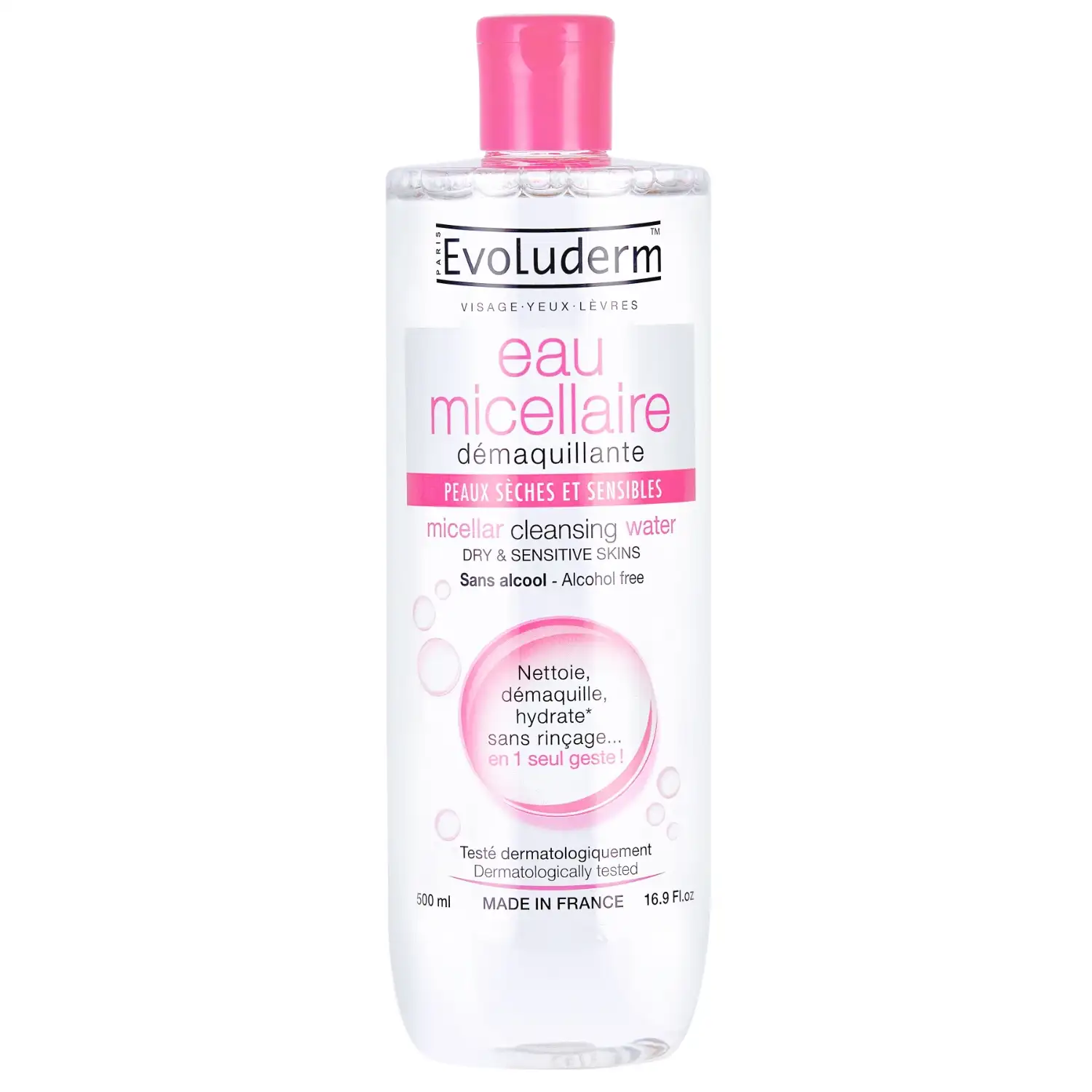 Mic. ūdens sausai ādai Evoluderm 500ml