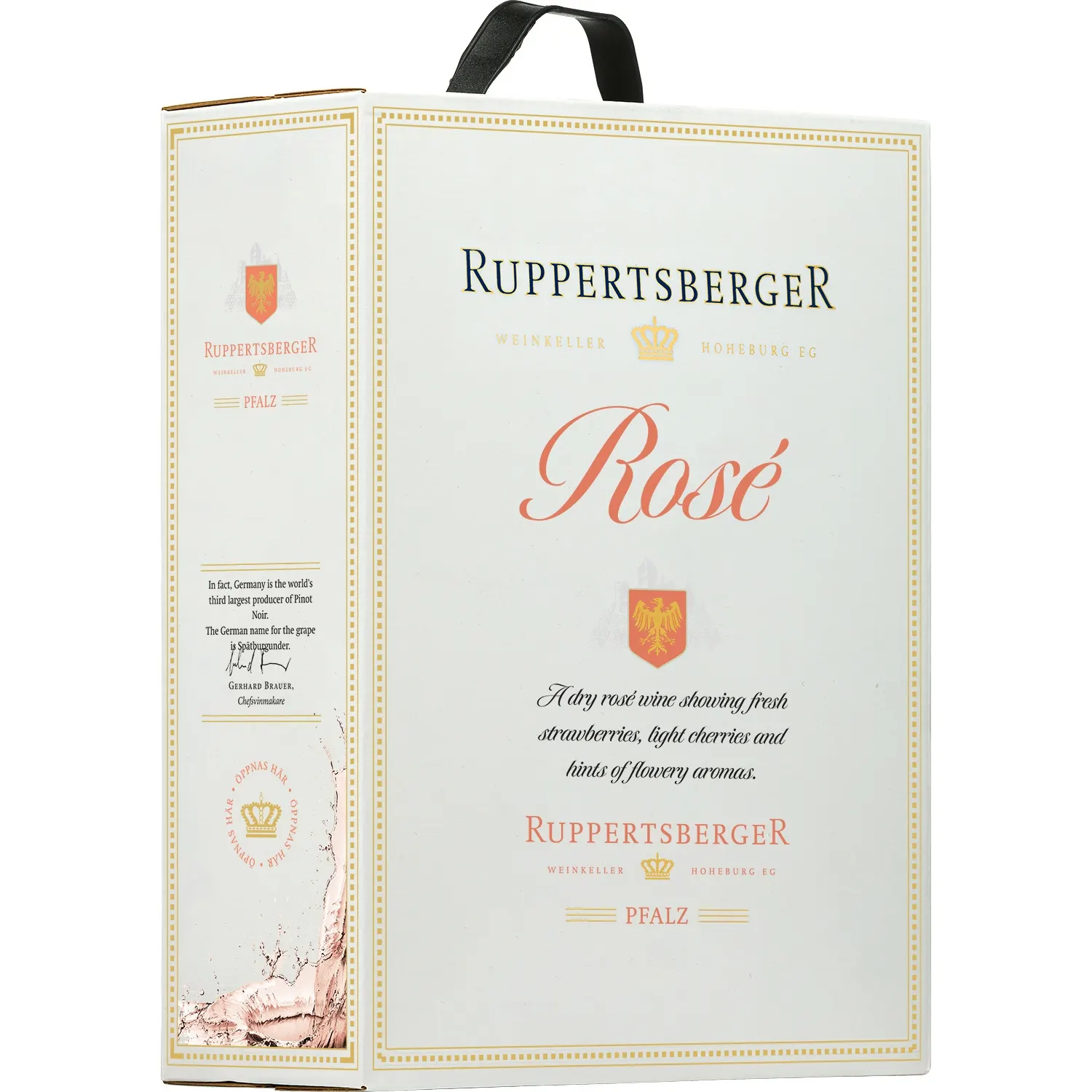 R.v. Ruppertsberger Rosé 11,5% 3l, pusausais