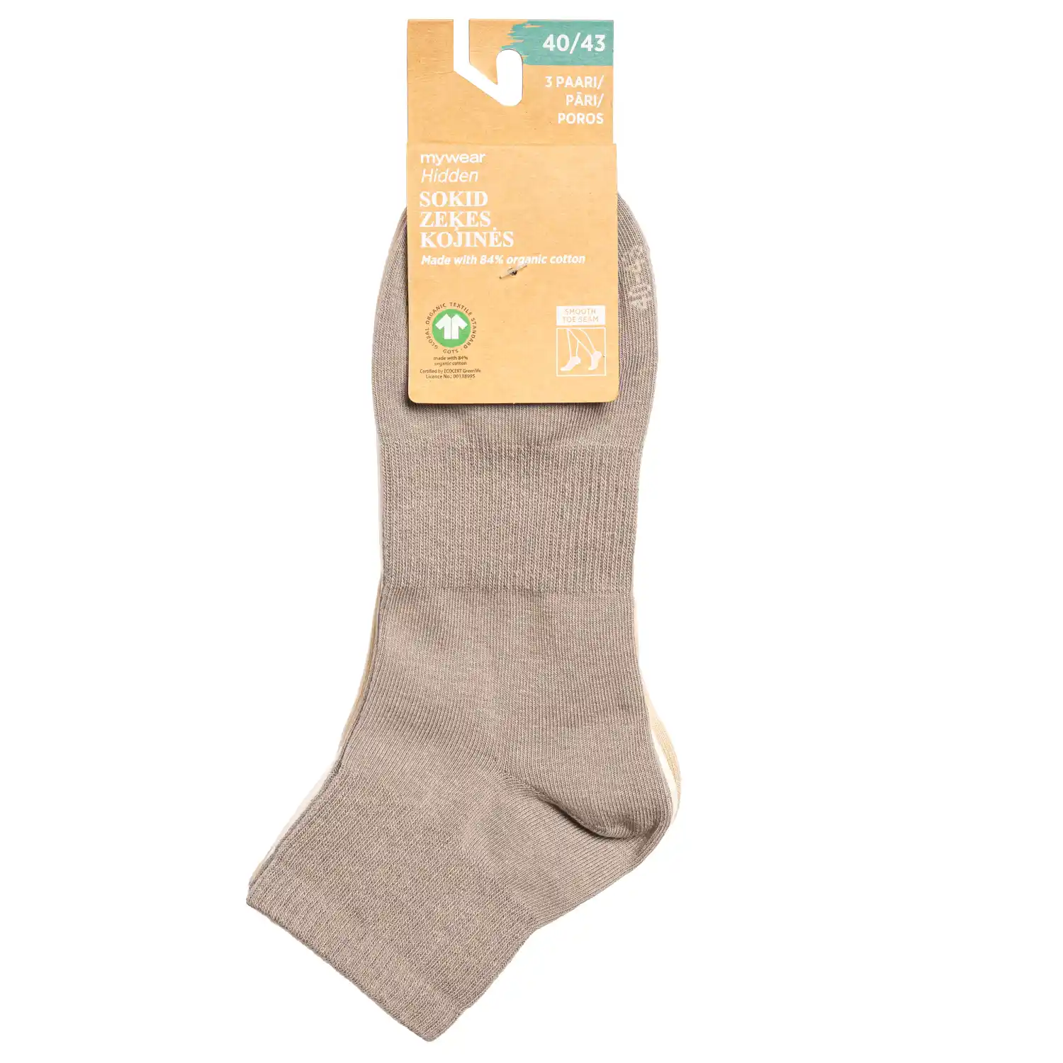 Sokid Mywear lühikesed 3p 40/43