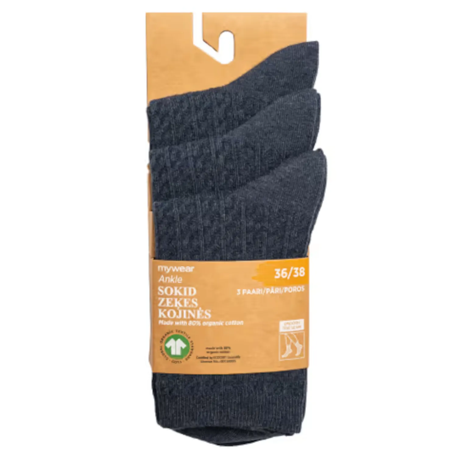 Kojinės MYWEAR, 39 / 41, 3 poros
