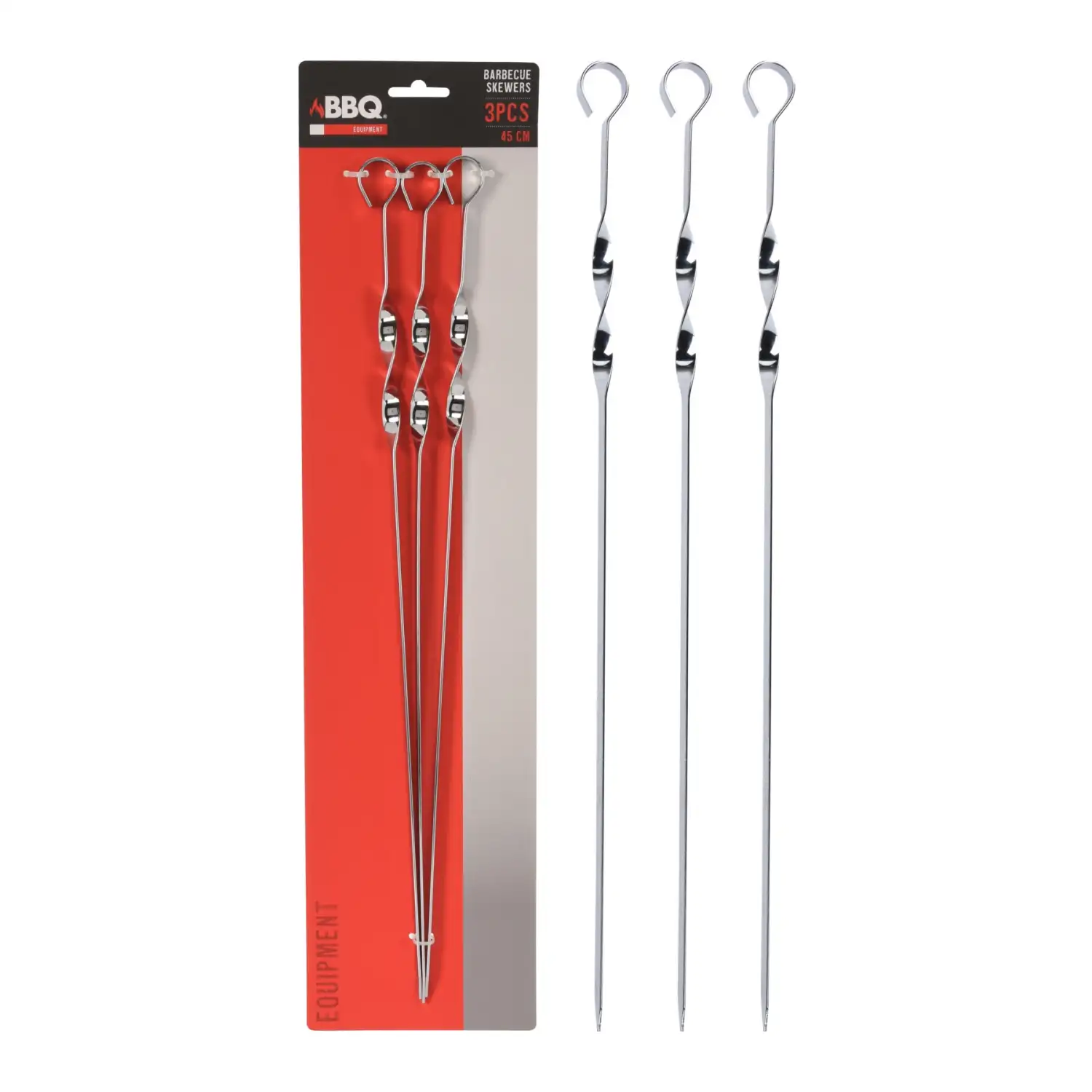 Iešmų rinkinys BBQ, 3 vnt. 45 cm, GR26