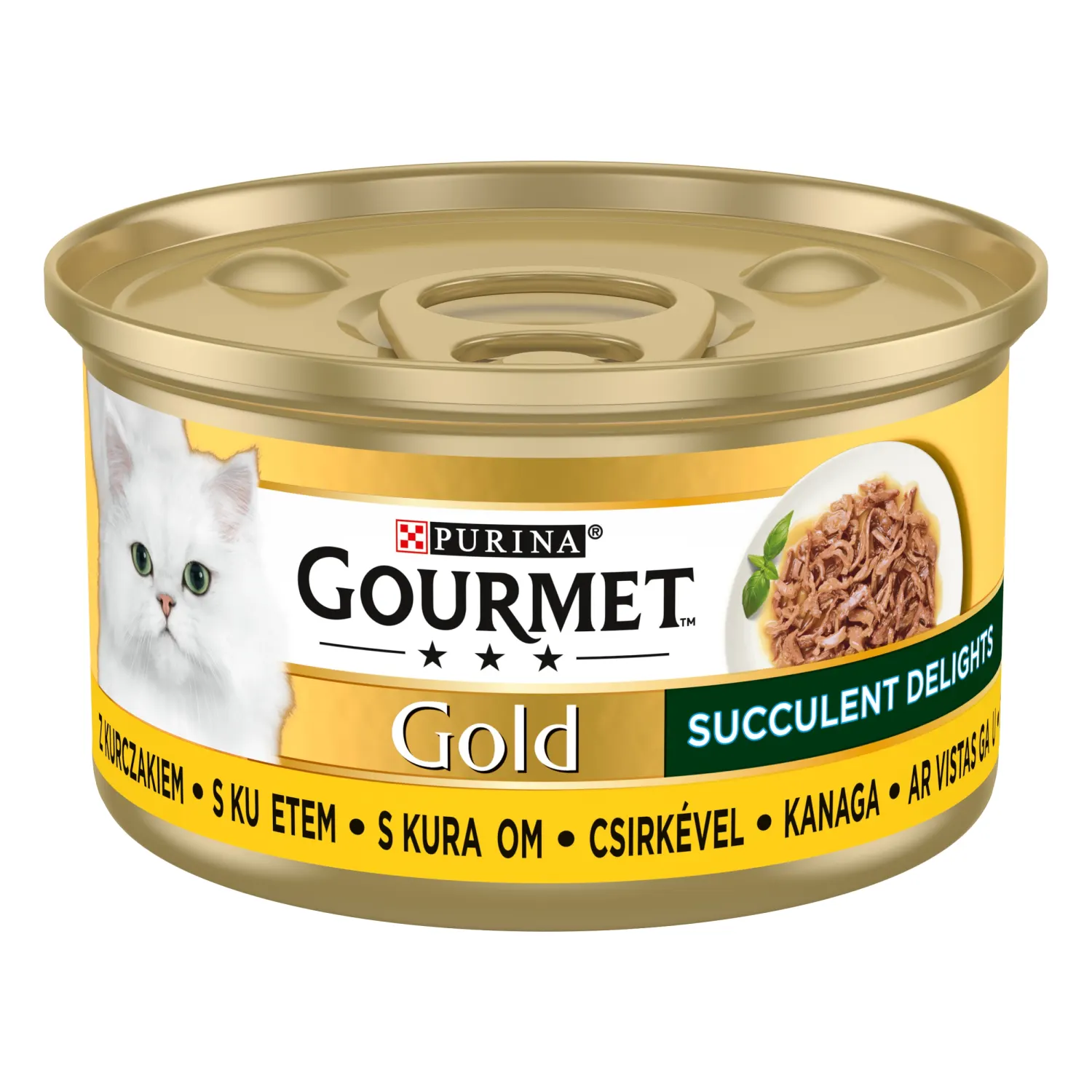 Konservi kaķ. Gourmet Succ.del.ar vist.g. 85g