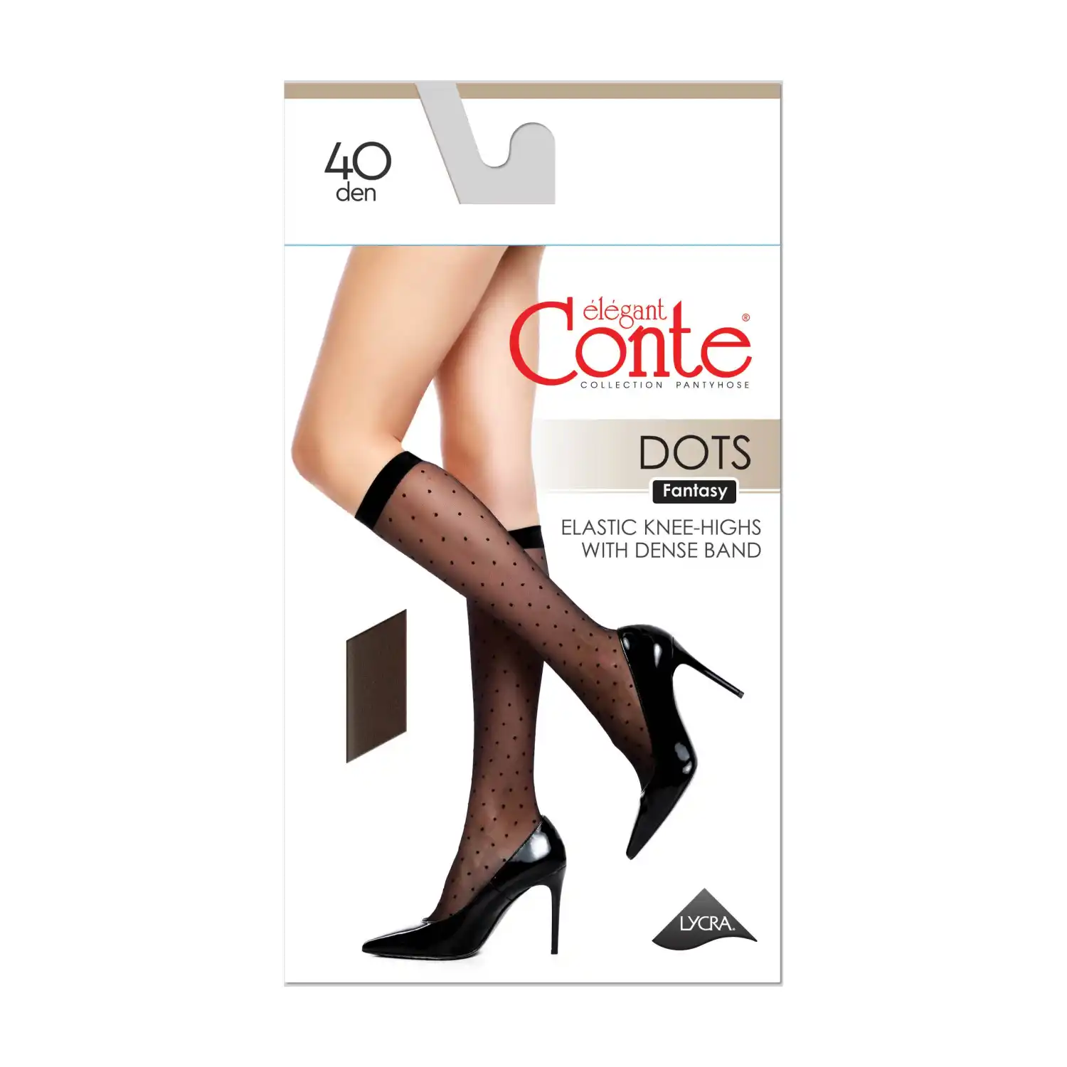 Pusg zeķes Conte Dots Bronz uni 40d