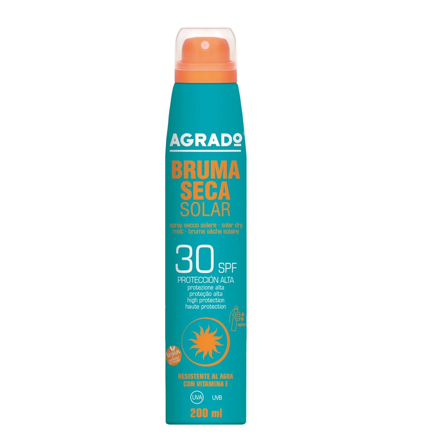 Saules aizsargsp. Agrado Dry Mist SPF30 200ml
