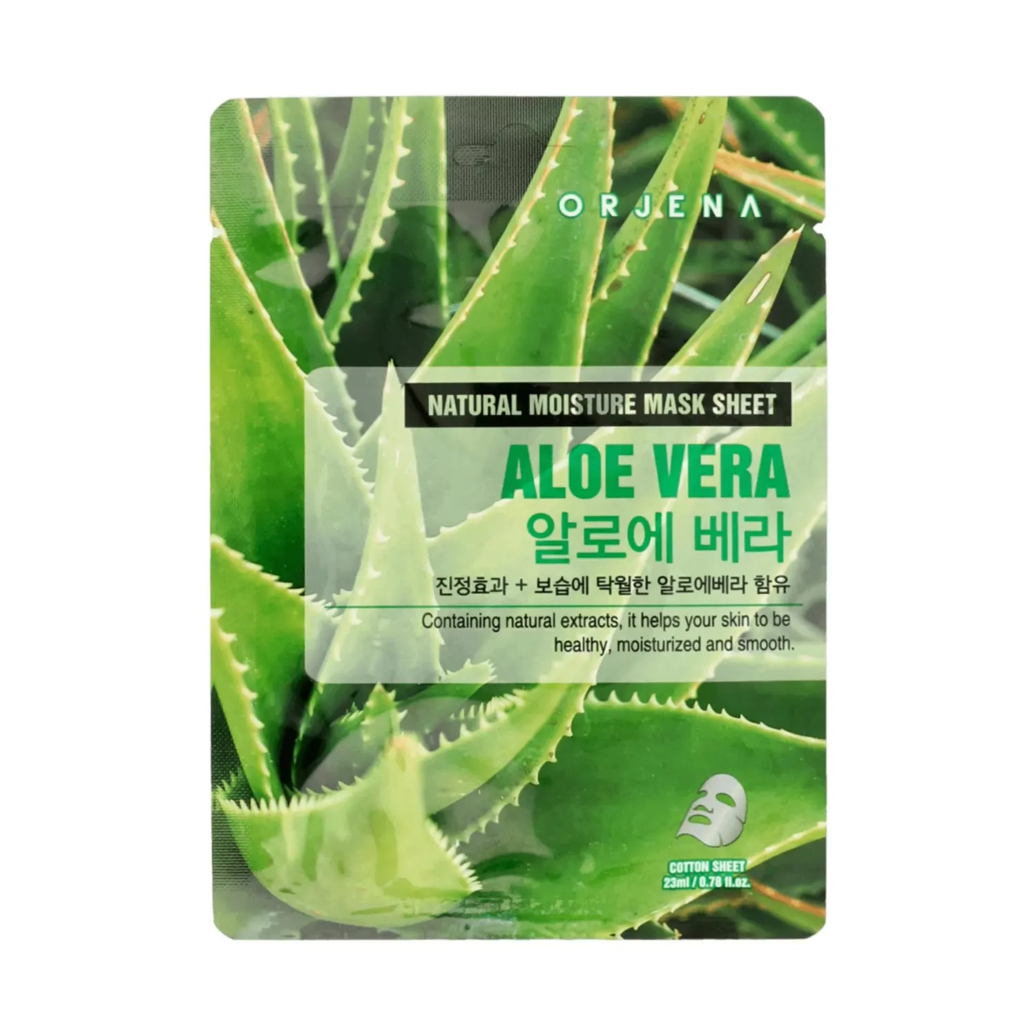 Auduma maska Natural Moisture Aloe 23g