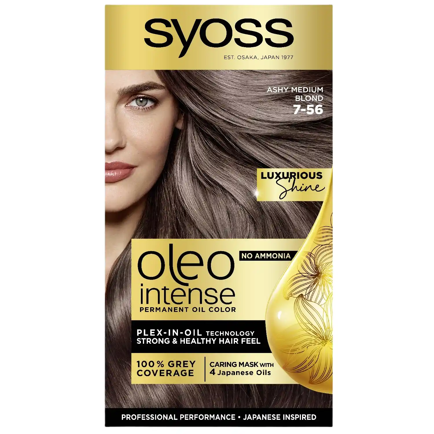 Plaukų dažai SYOSS OLEO INTENSE 7-56