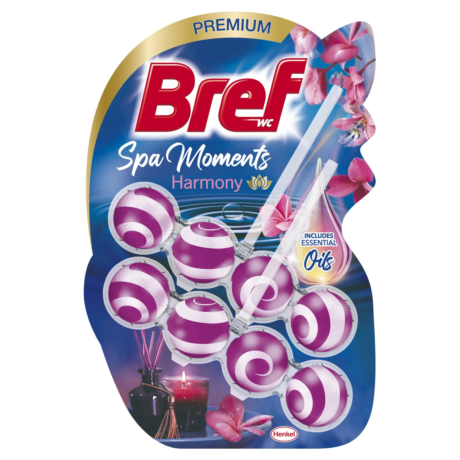WC bloks Spa Moments Harmony Bref 2x50g