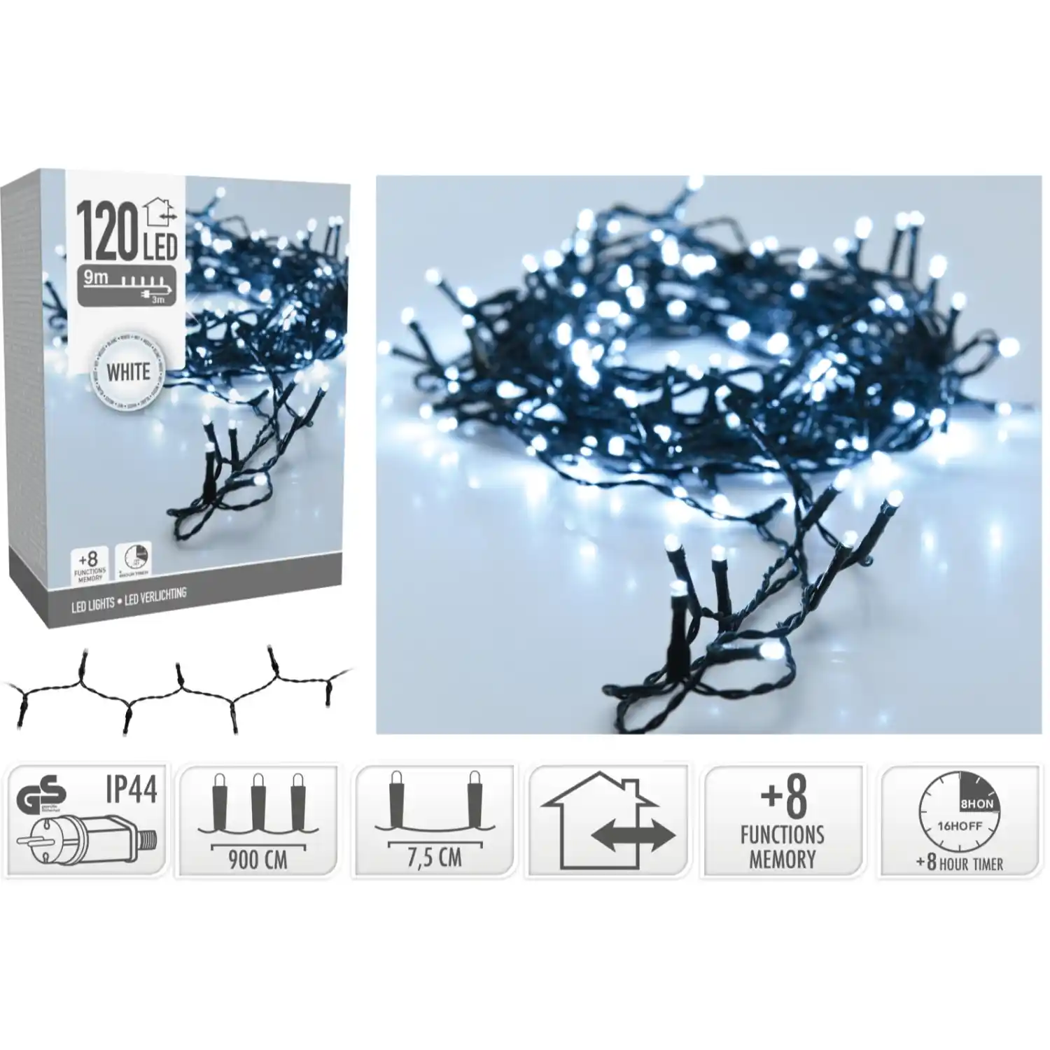 Tuled 120 LED valge CH26