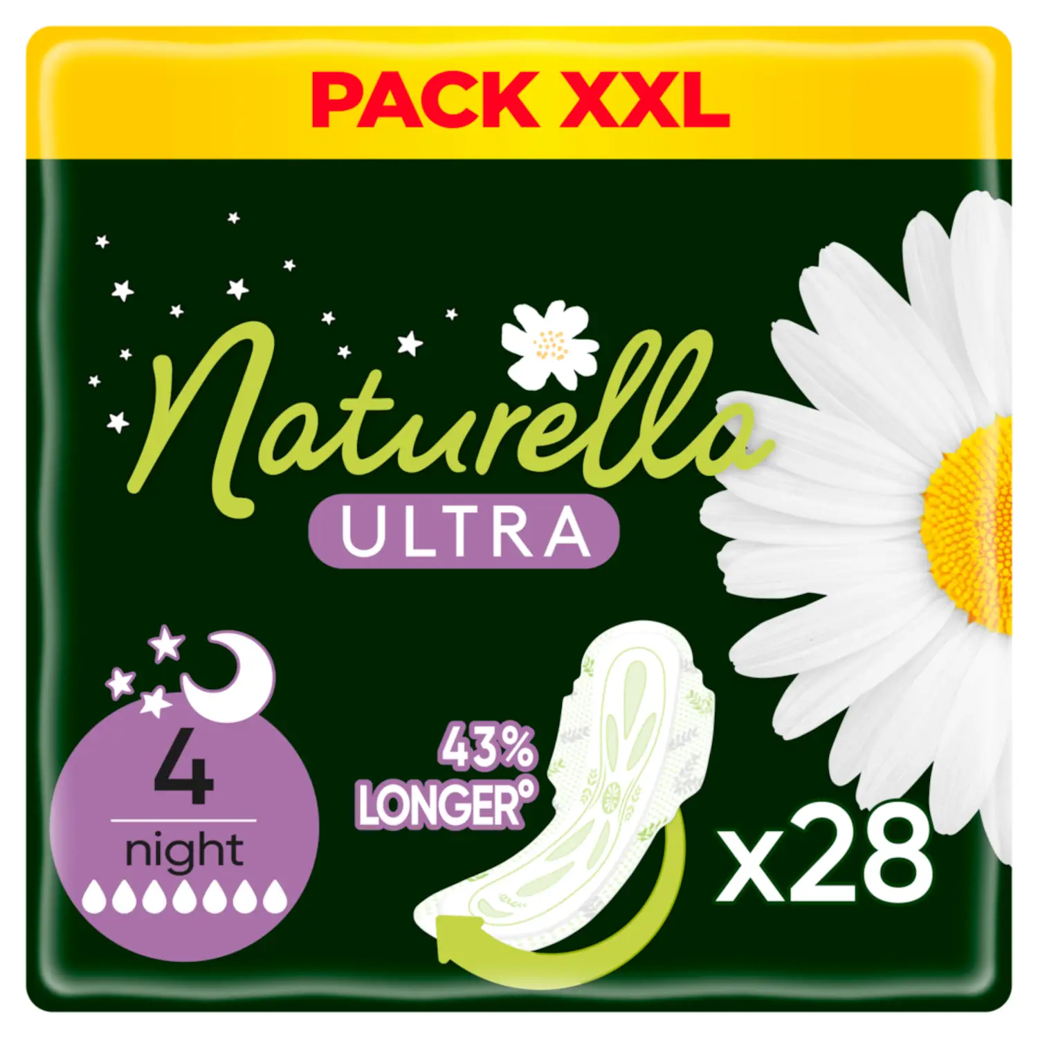 Hig. paketai NATURELLA NIGHT Q. 28 vnt.