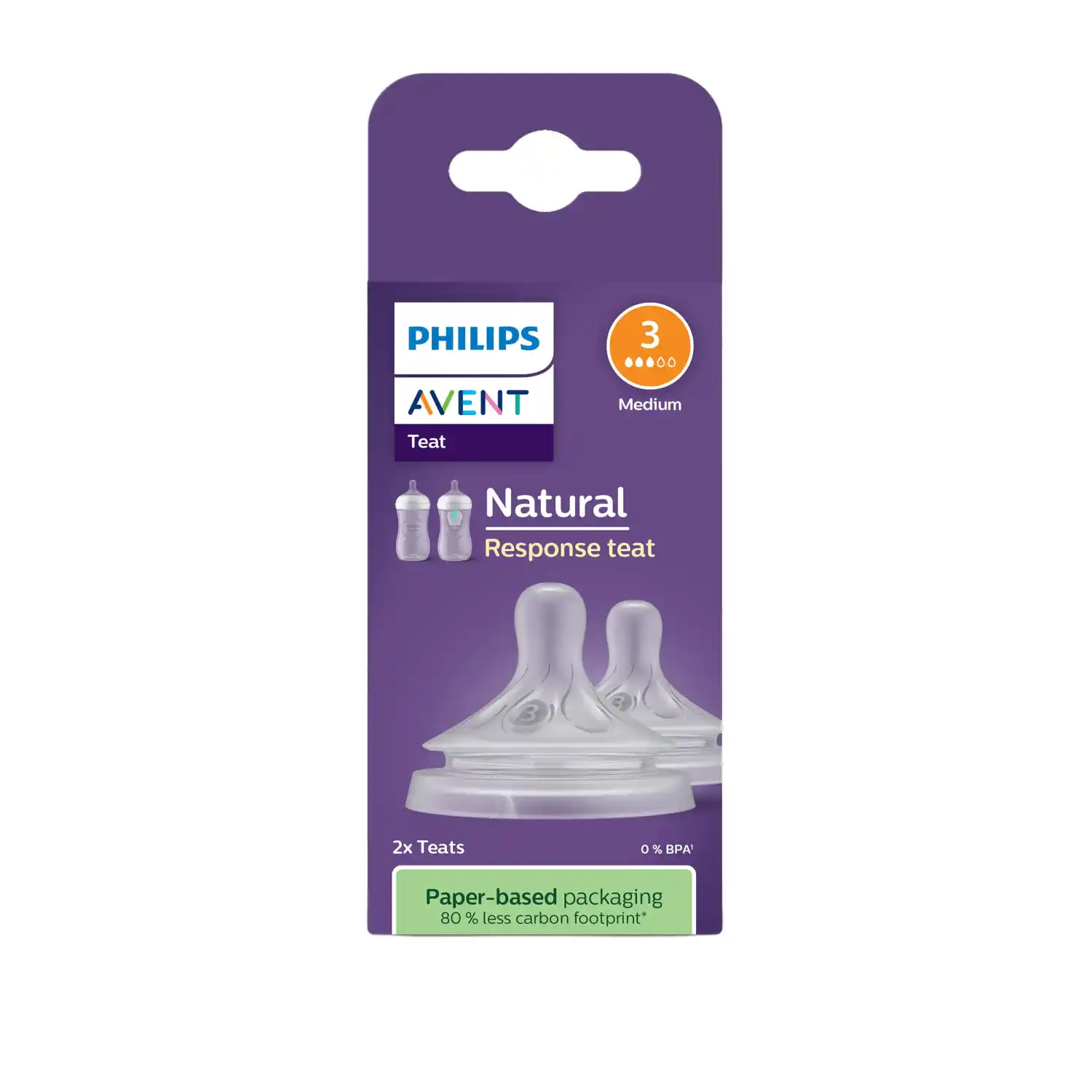 Knupīši Philips Avent Response 1m+ 2gab