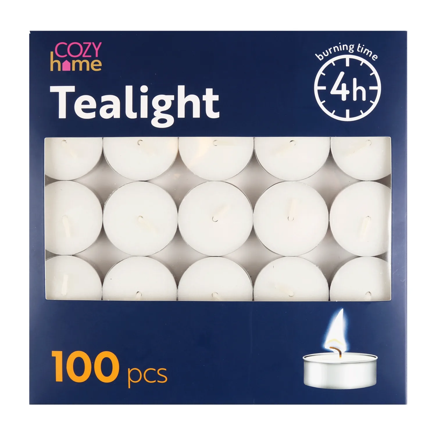 Tējas svece Cozy Home100gab. 4h